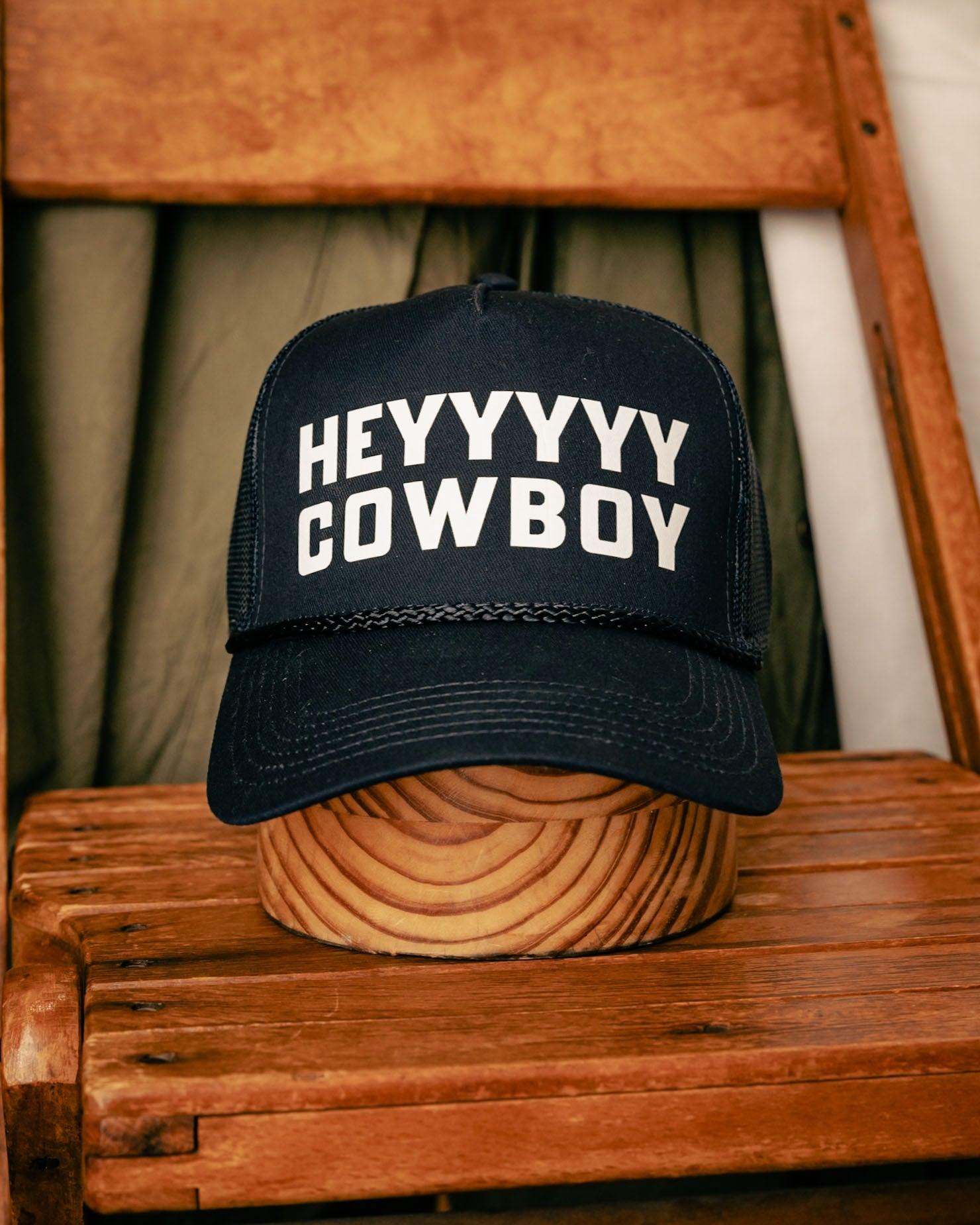 Hey Cowboy Trucker Hat | Navy | Manready Mercantile