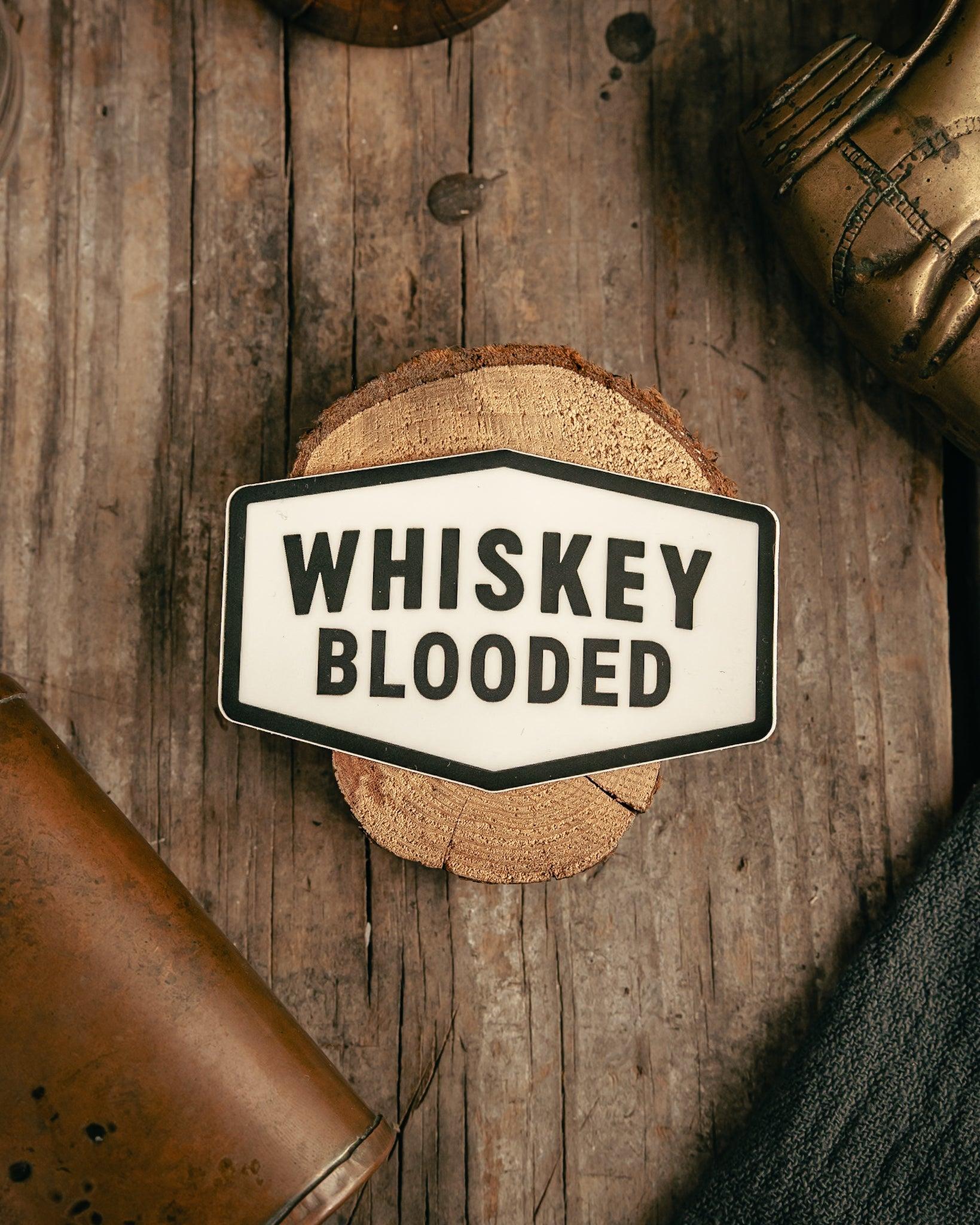 Sticker | Whiskey Blooded Shield | Manready Mercantile