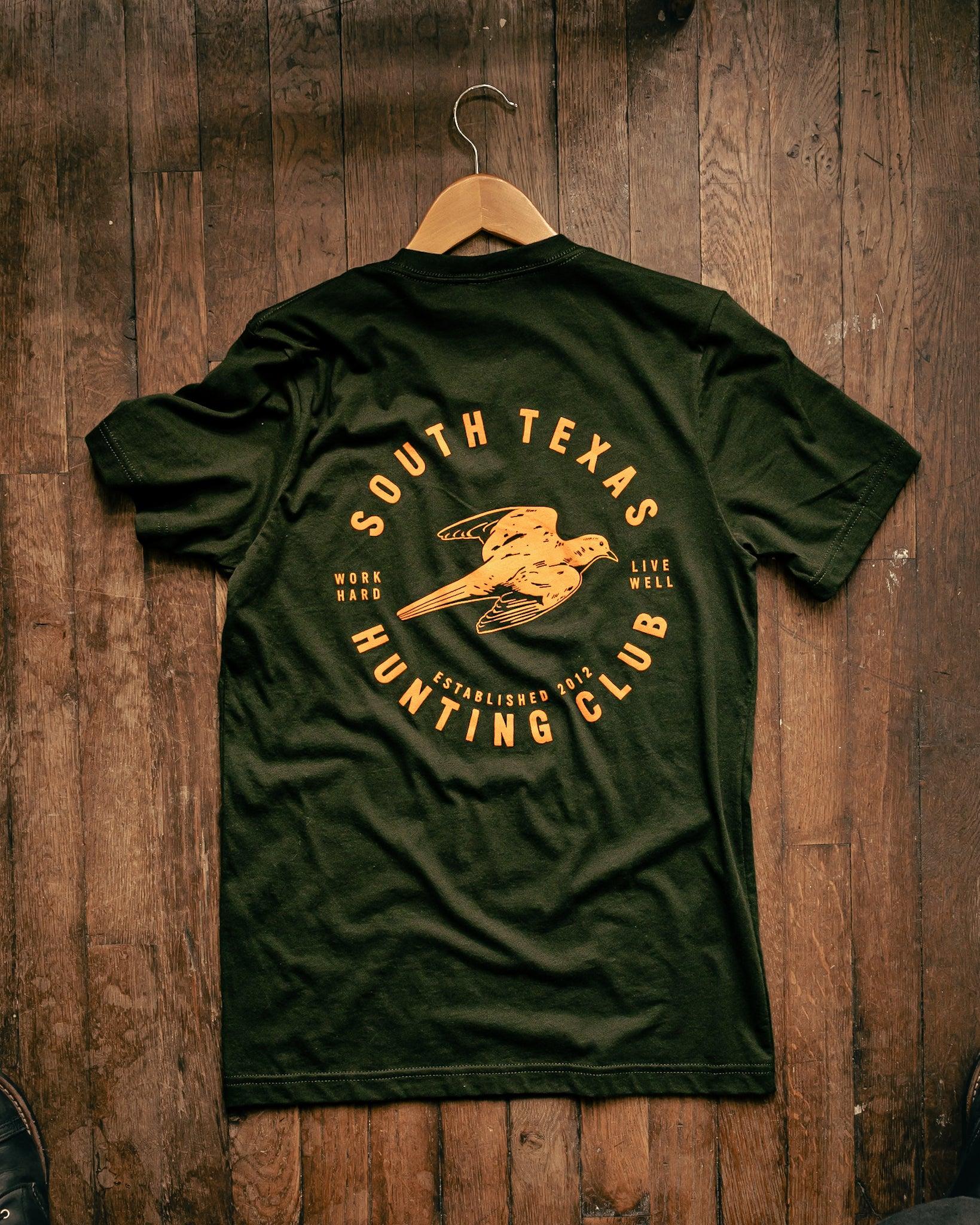 Graphic Tee | South Texas Hunting Club | Dark Olive | Manready Mercantile