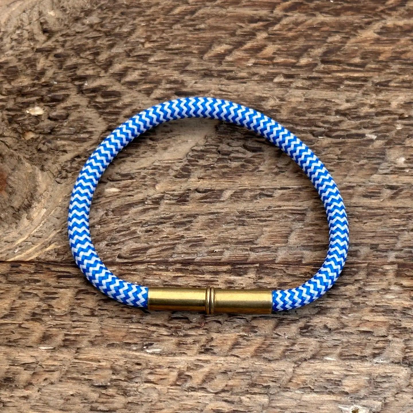Flint Bracelet | Summer .22 | Blue Single Wrap | Tres Cuervos