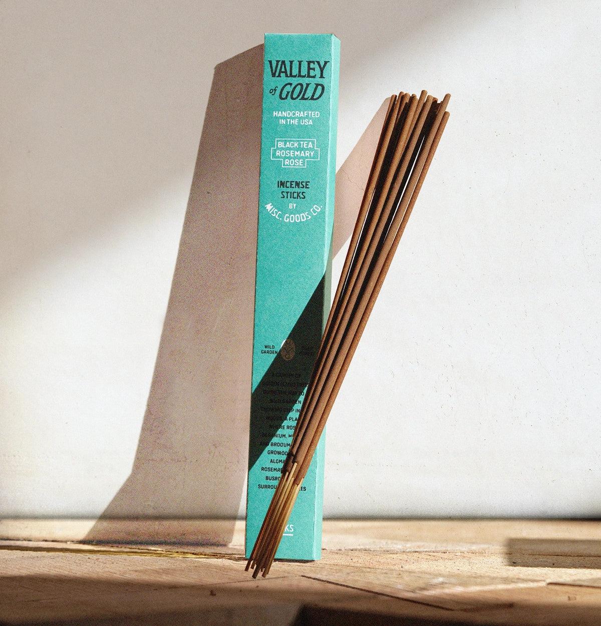 Valley of Gold Incense Sticks | Misc Goods Co.