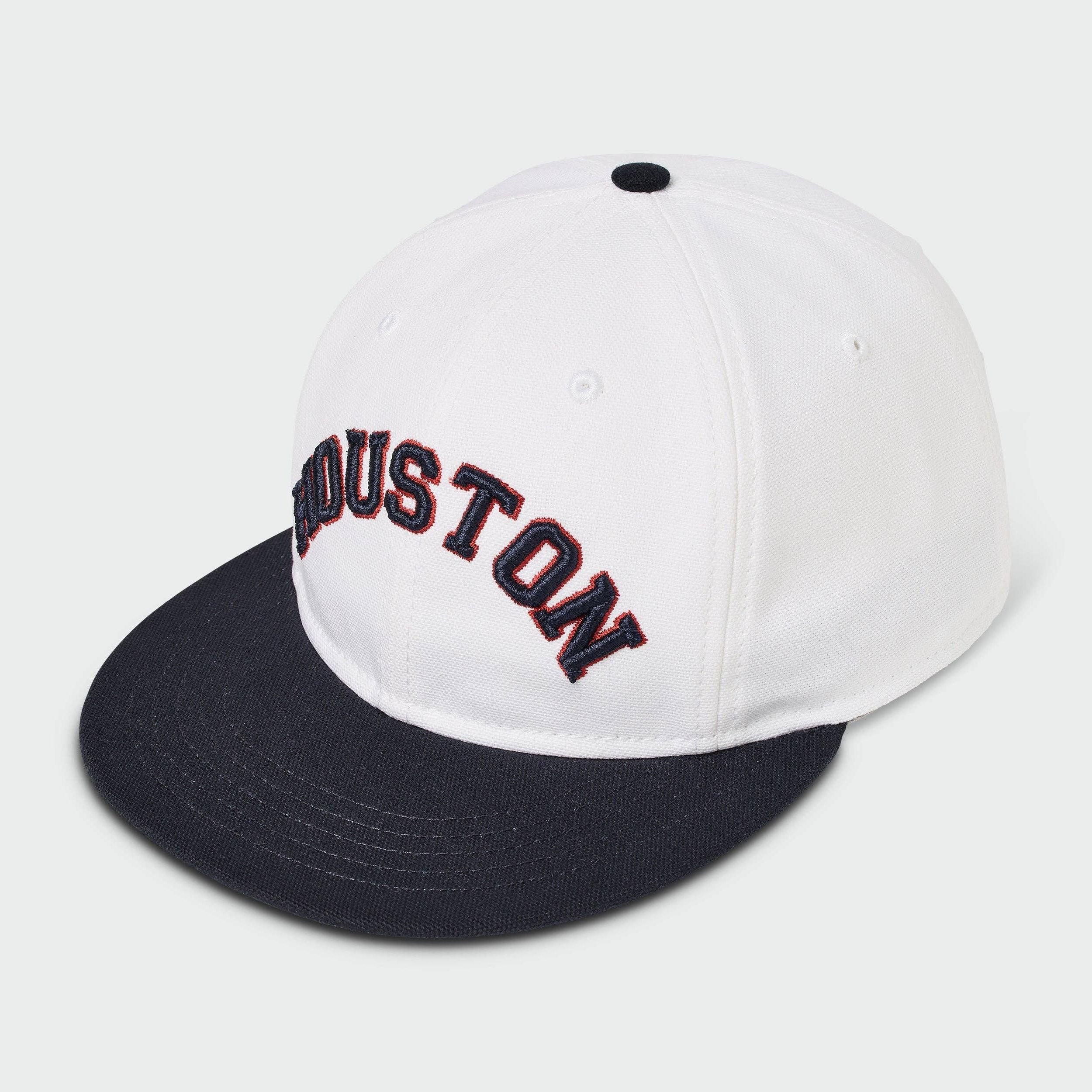 Houston Upside Down - Upside Down Flatbill | White/Dark Navy/Red | Sandlot Goods