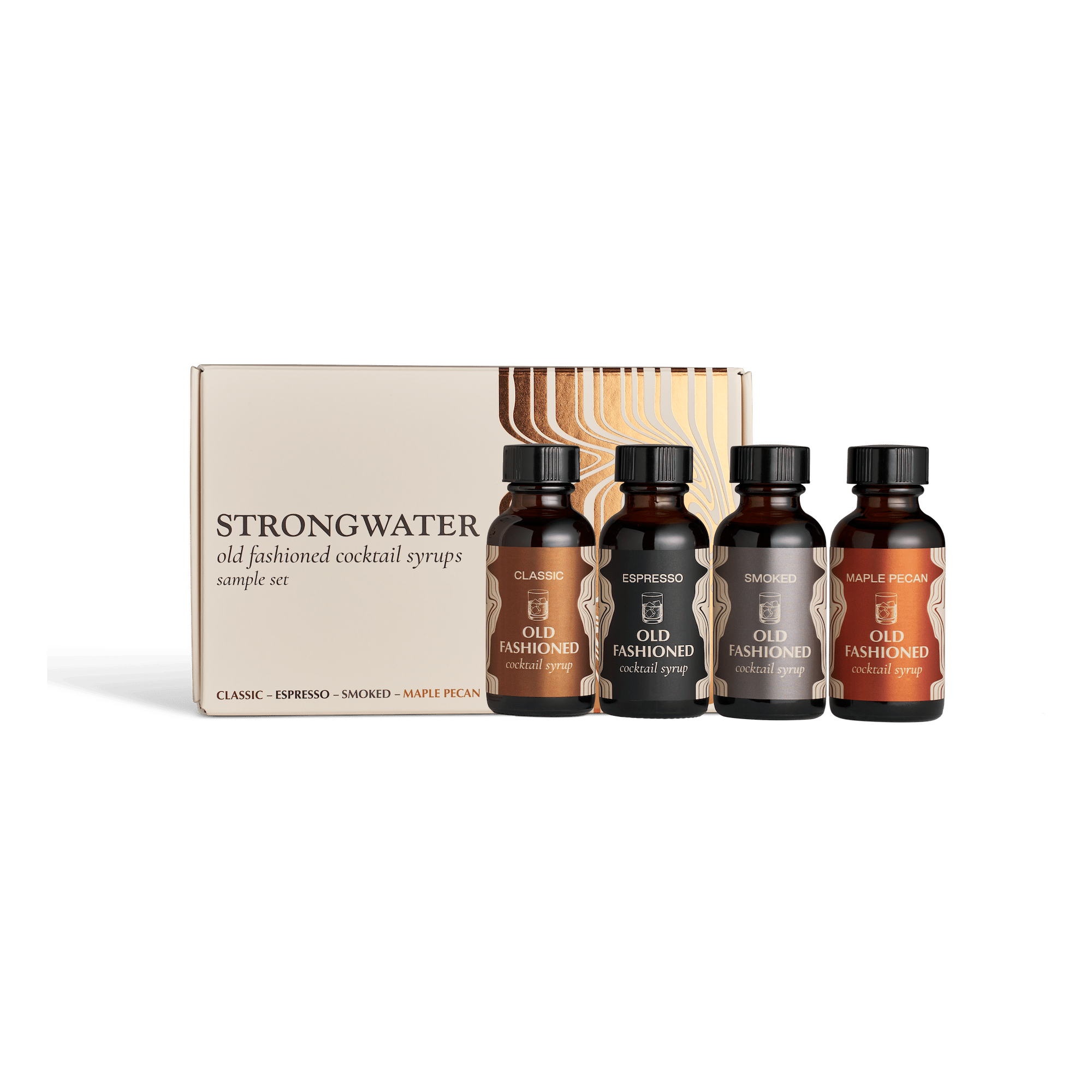 Old Fashioned Cocktail Syrup Sample Set | Strongwater
