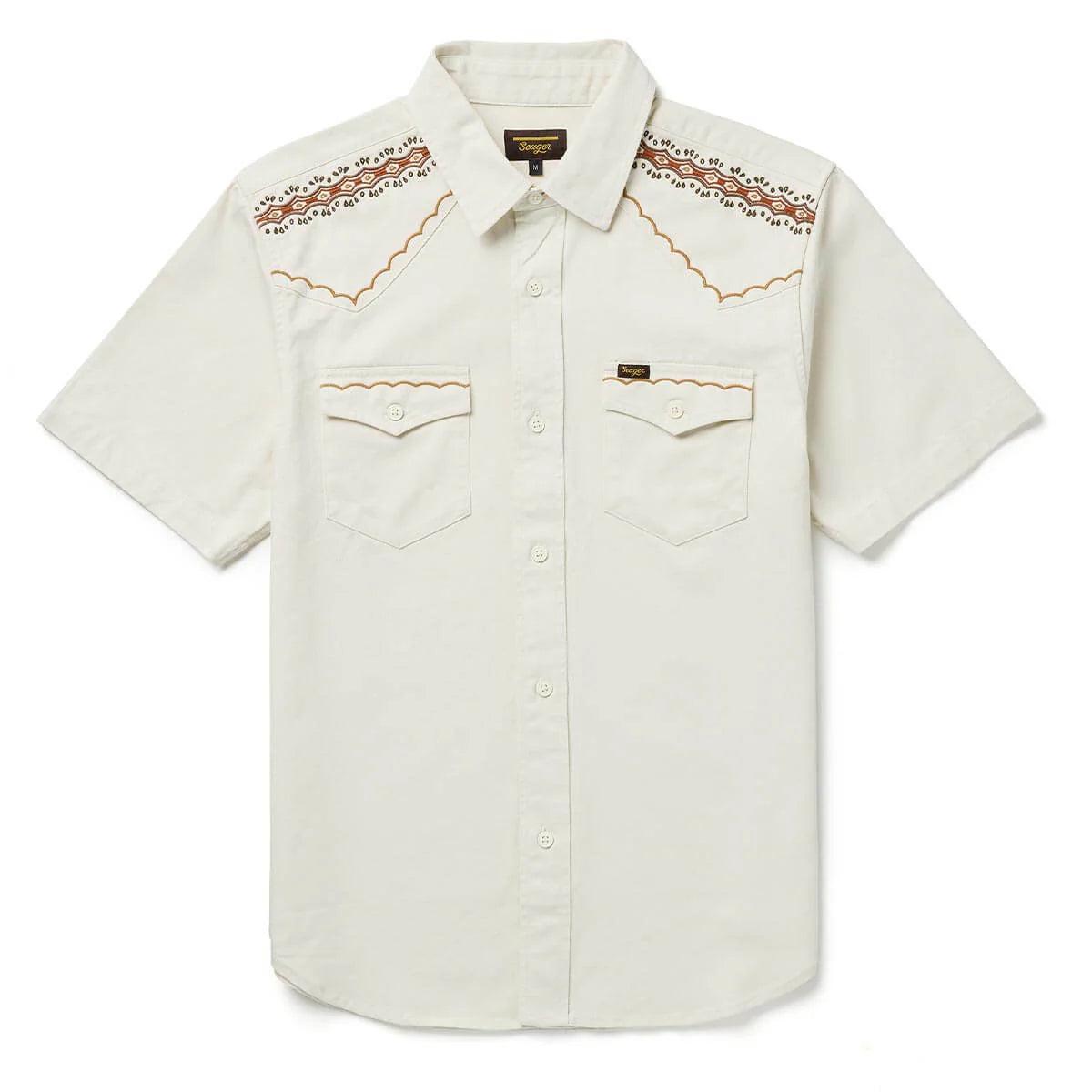Amarillo S/S Shirt | White Wash | Seager Co.