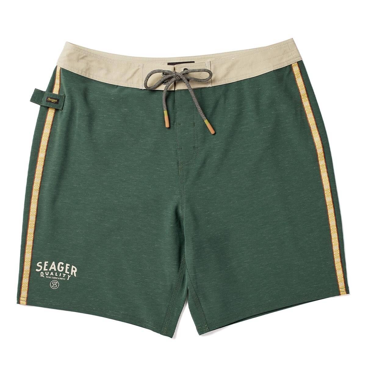 Azteca Boardshort | Spruce Green | Seager Co.