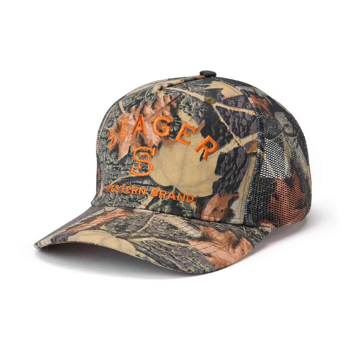 Branded Trucker Snapback | SJC Camo | Seager Co.