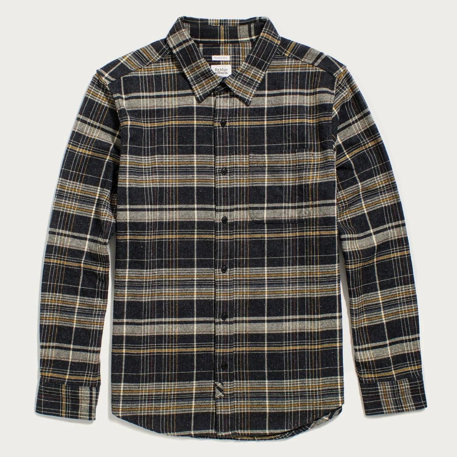 Larson Shirt | Volcanic Plaid | Bridge & Burn