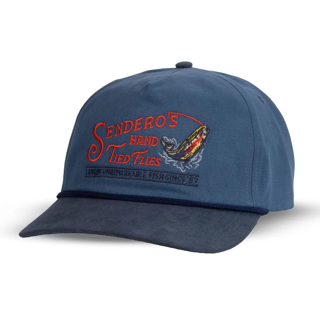 Hand Tied Flies Hat | Faded Navy | Sendero Provisions Co.