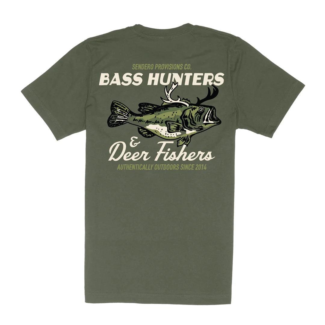 Deer Fishers Tee | Army Green | Sendero Provisions Co