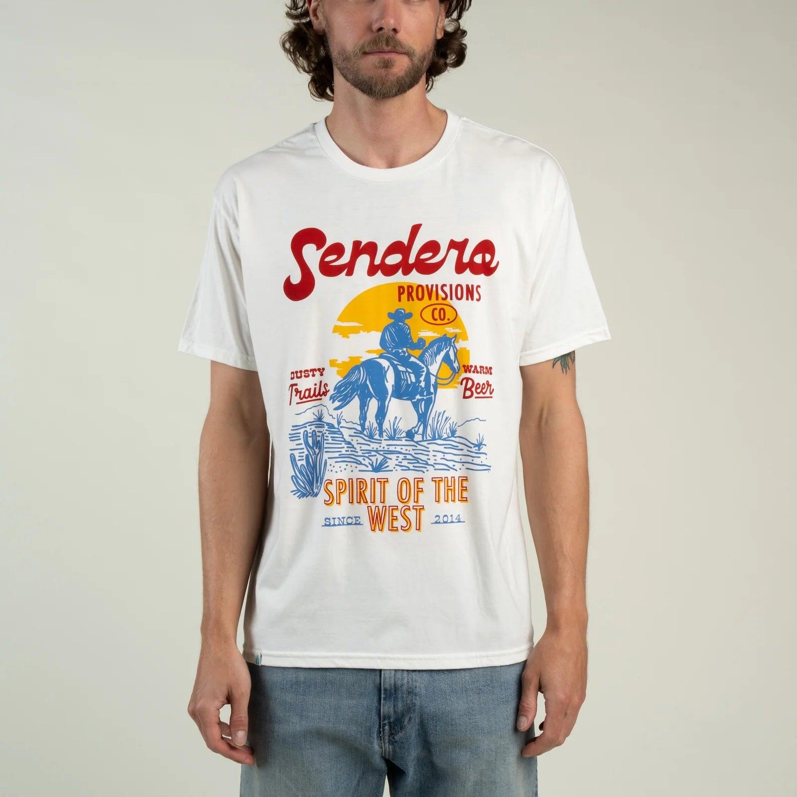 Dusty Trail Tee | Vintage White | Sendero Provisions Co
