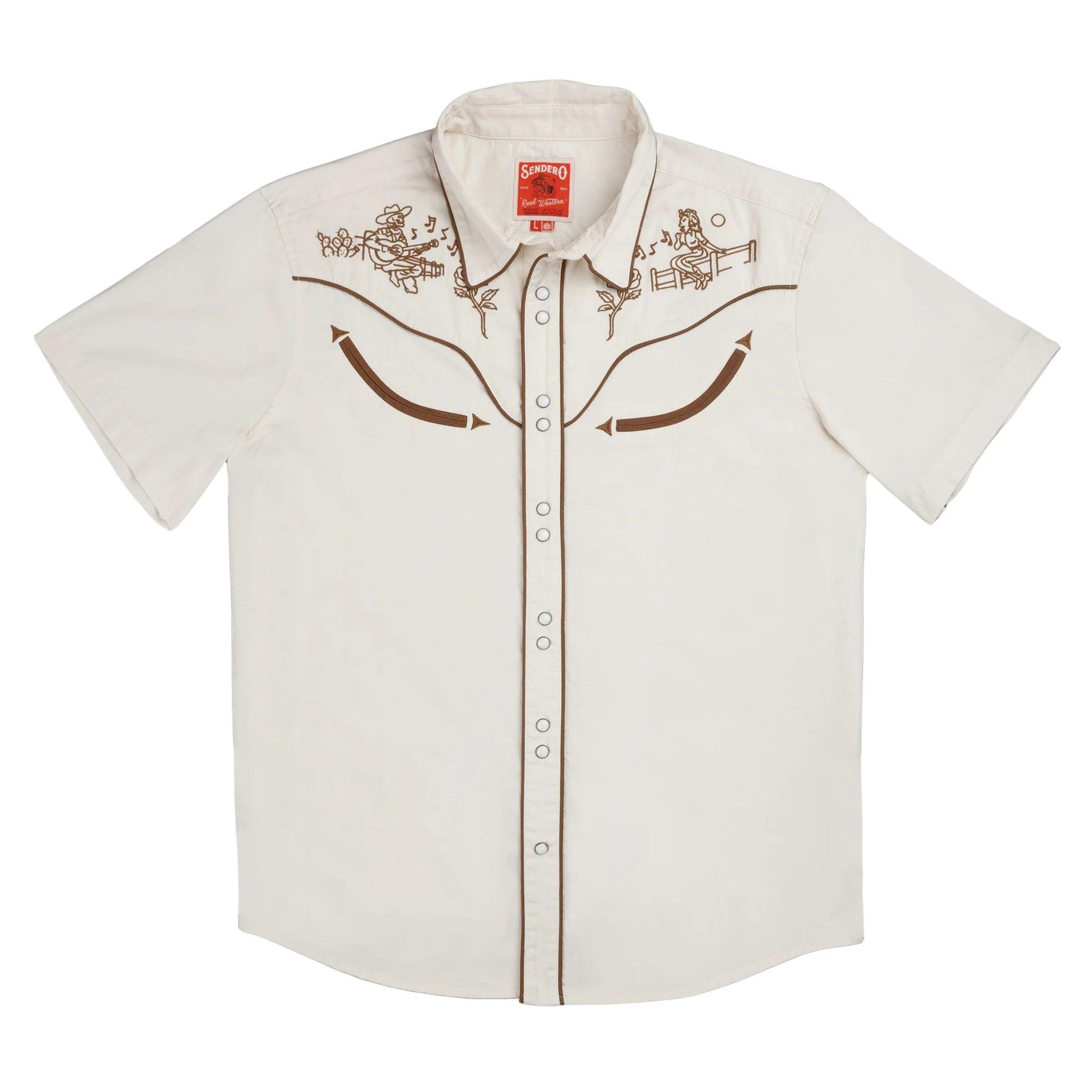 The Prescott Western Shirt | Serenade - Wheat | Sendero Provisions Co