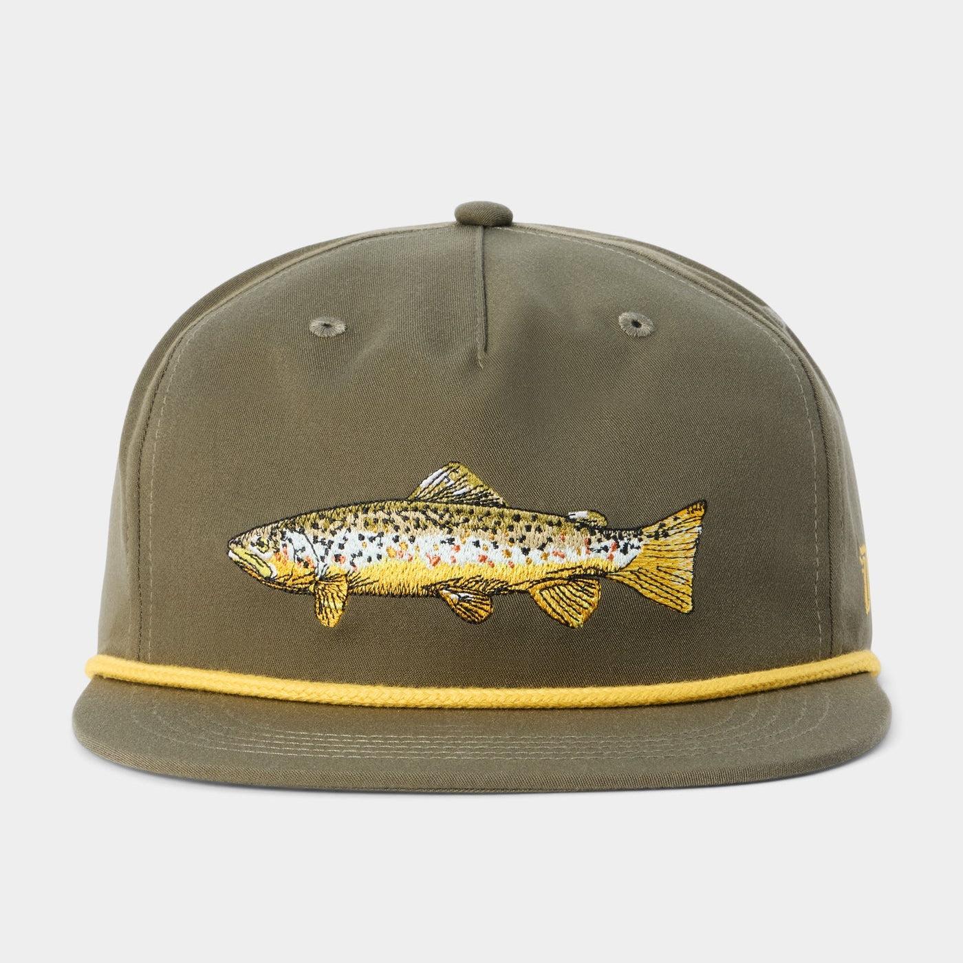 Brown Trout Hat | Military Green | Duck Camp