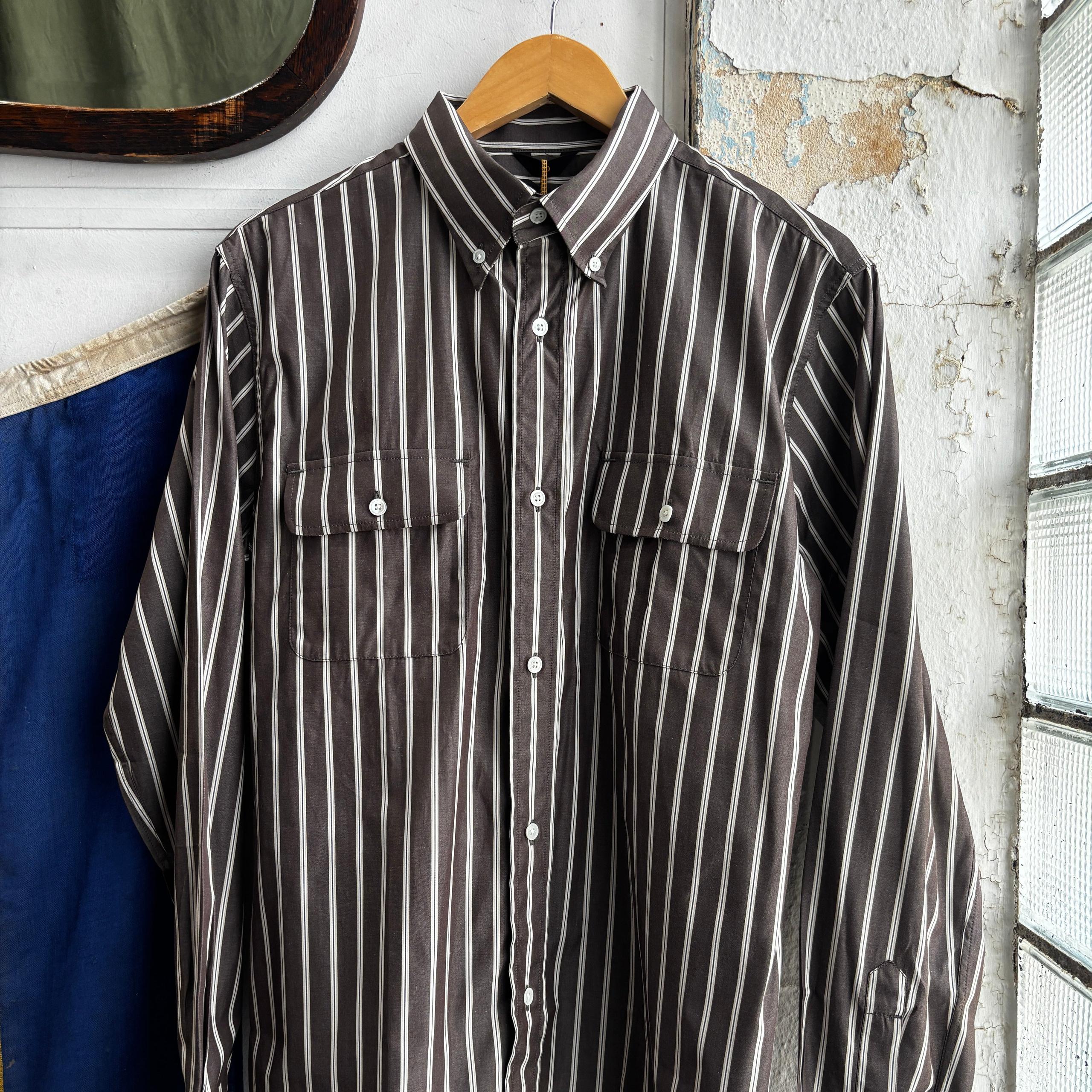 H. West Shirt | Brown & Beige | Indigofera