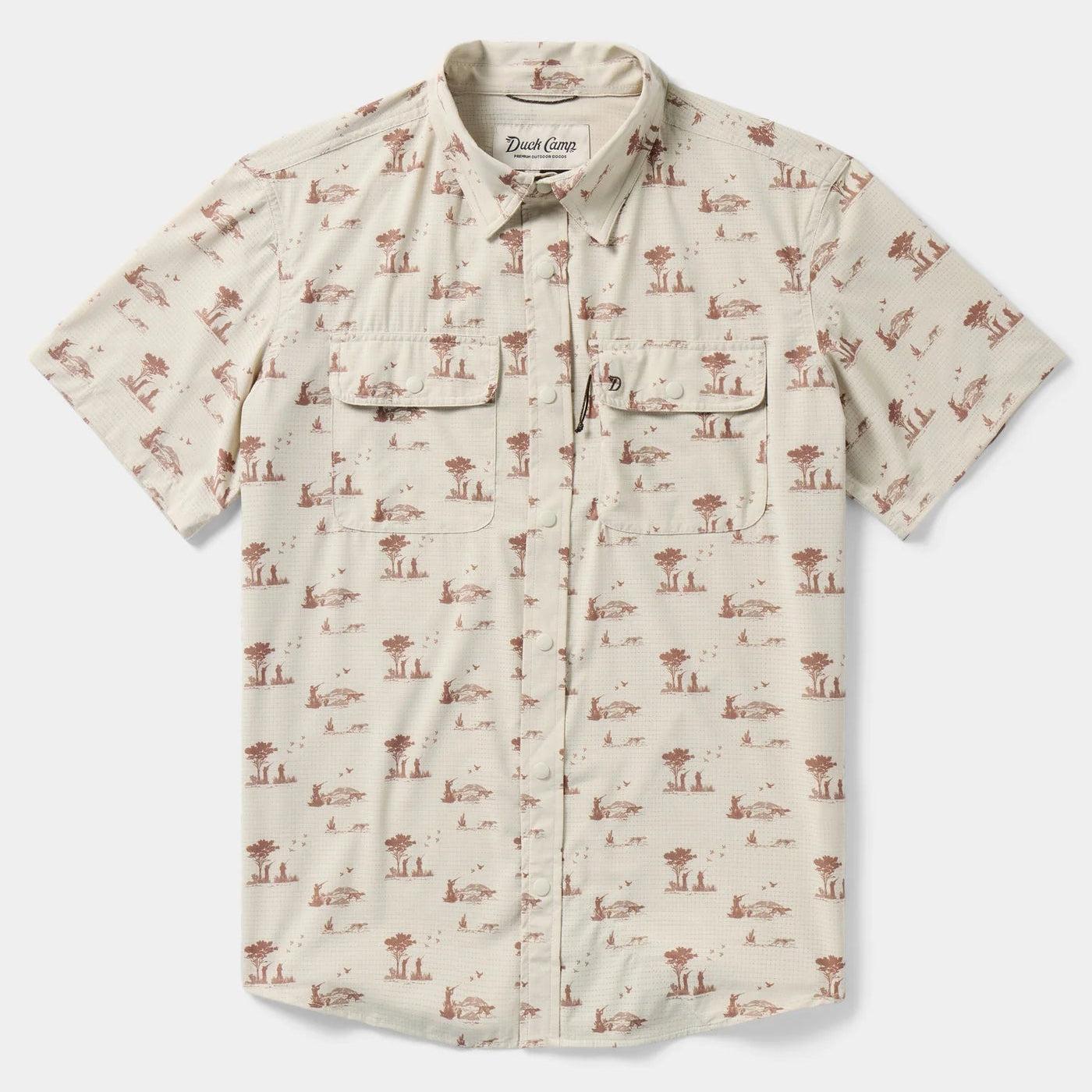 Cast & Blast Perforated Short Sleeve Shirt | Opening Day | Duck Camp