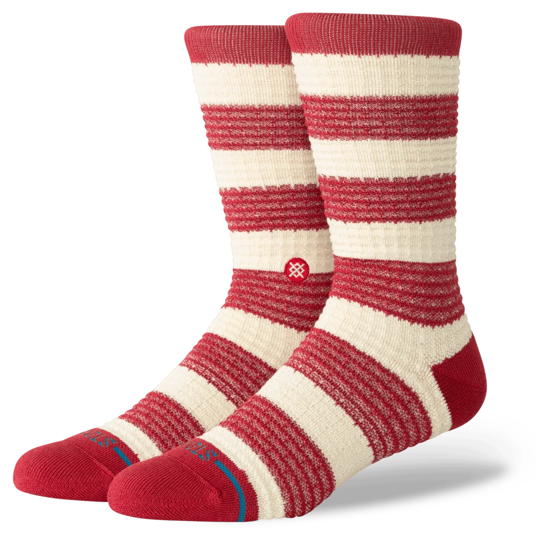 Peppermint Waffle Crew | Red | Stance