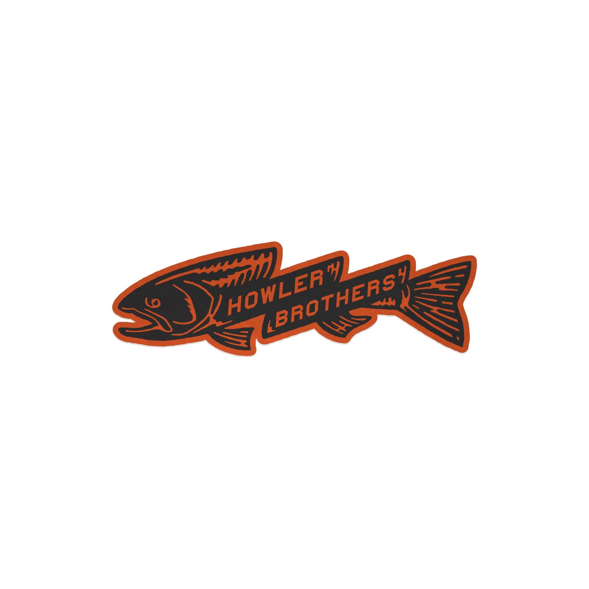 Trout Bolt Sticker | Orange + Black | Howler Bros
