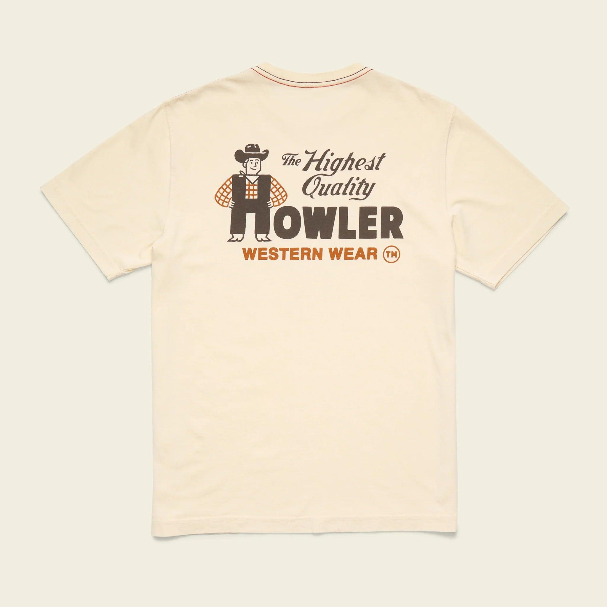 Howler Western Wear Tee | Natural | Howler Bros