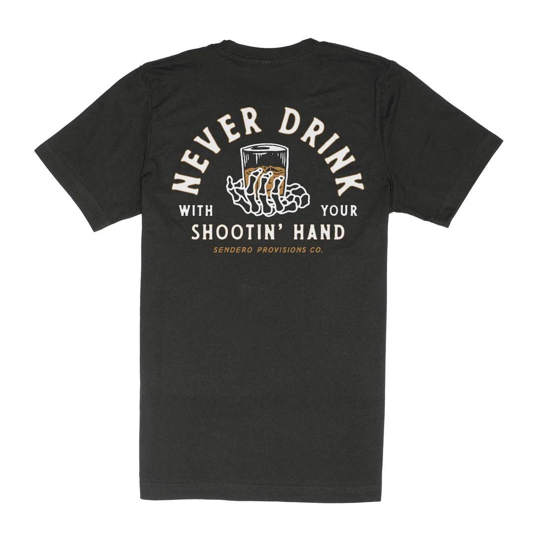 Shootin' Hand Tee | Black | Sendero Provisions Co