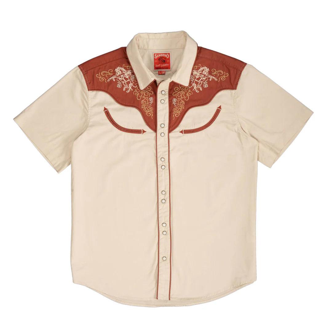 The Cody Western S/S Shirt | Oat | Sendero Provisions Co