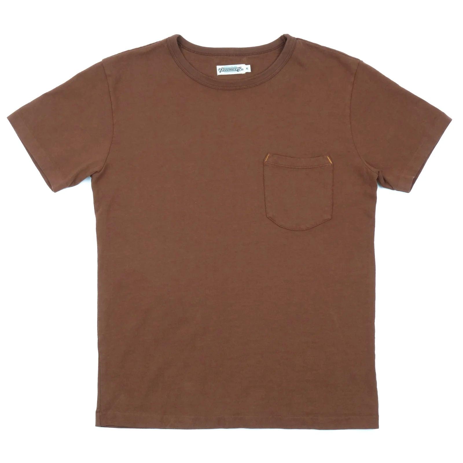 13 oz Pocket Tee | Chocolate | Freenote Cloth