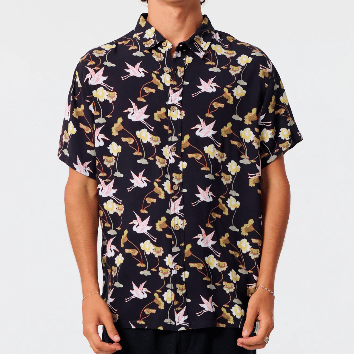 Lilypad Shirt | Vintage Black | Critical Slide