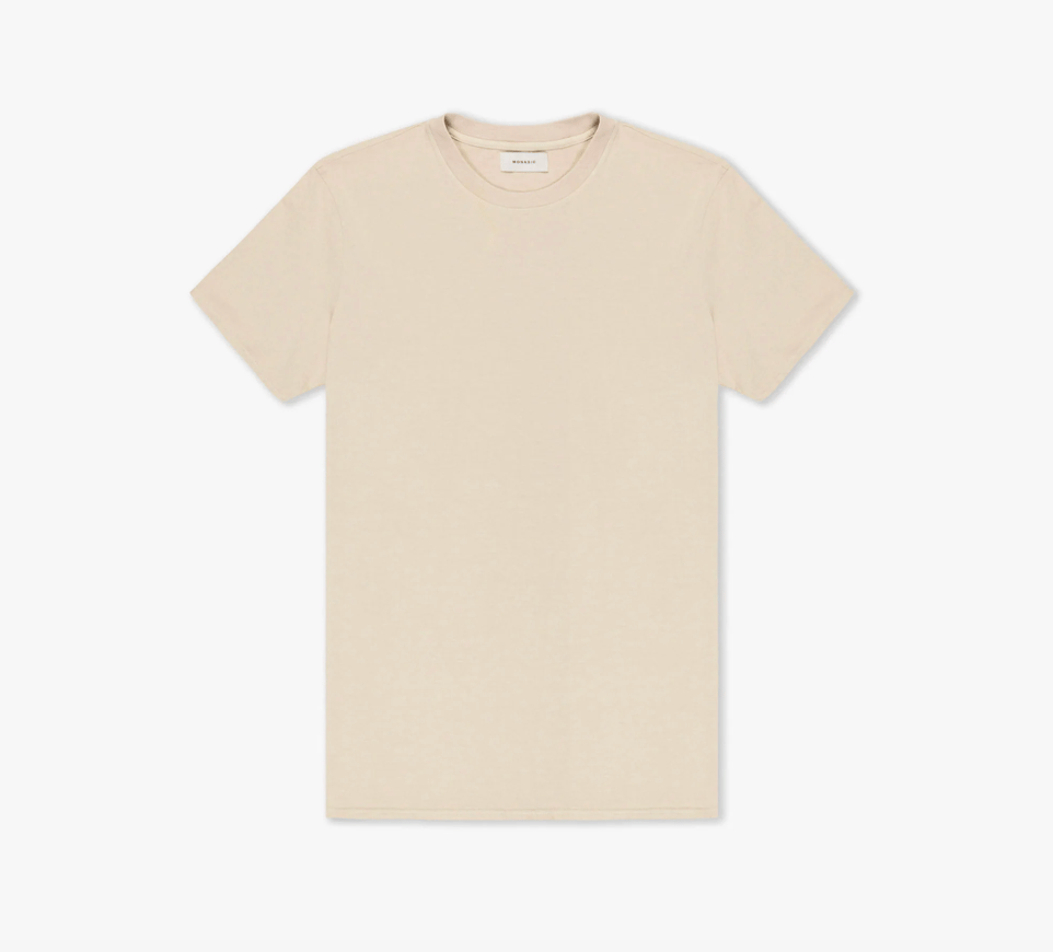 Basis Tee Crewneck | Natural | Monadic Clothing