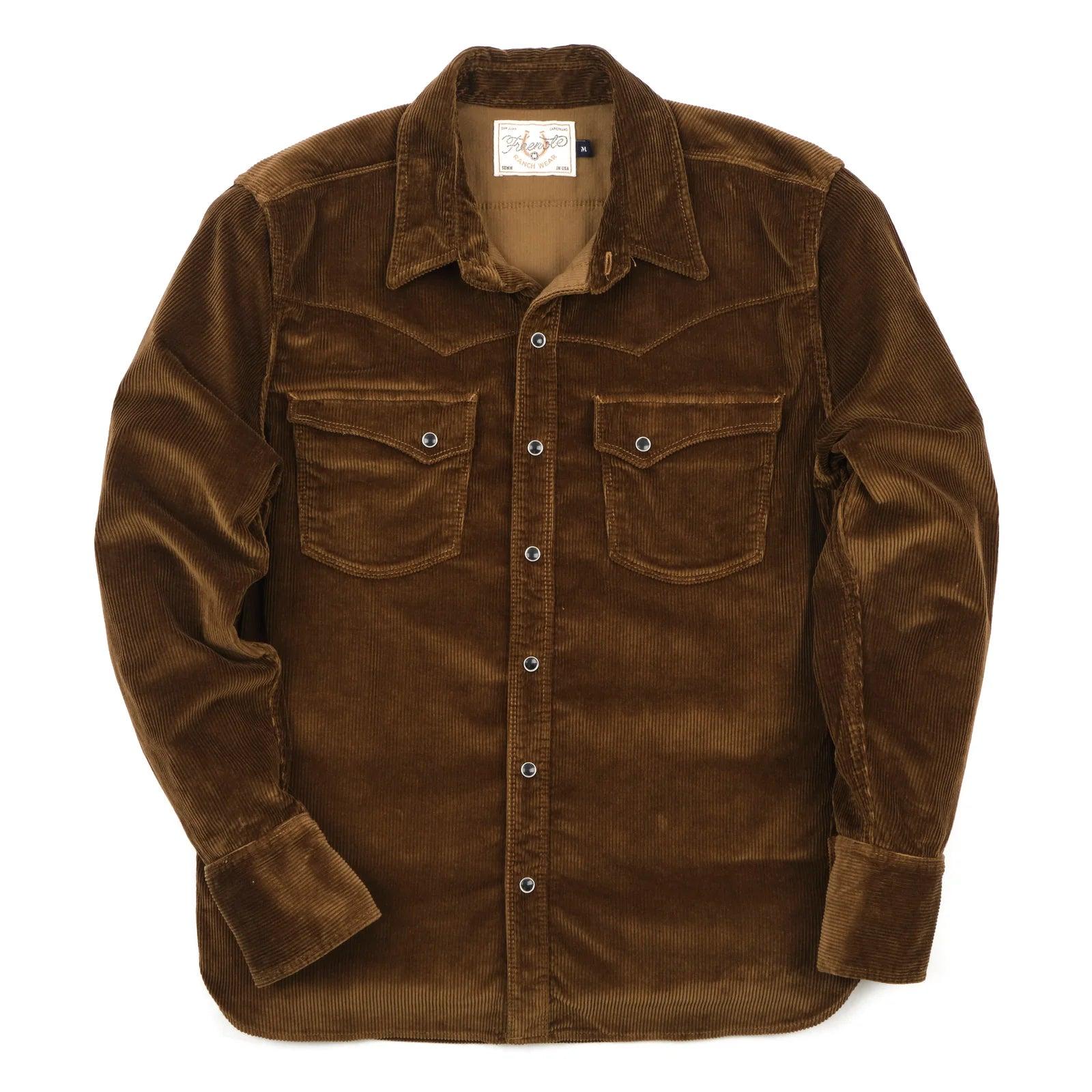 Calico Shirt | Gold Corduroy | Freenote Cloth