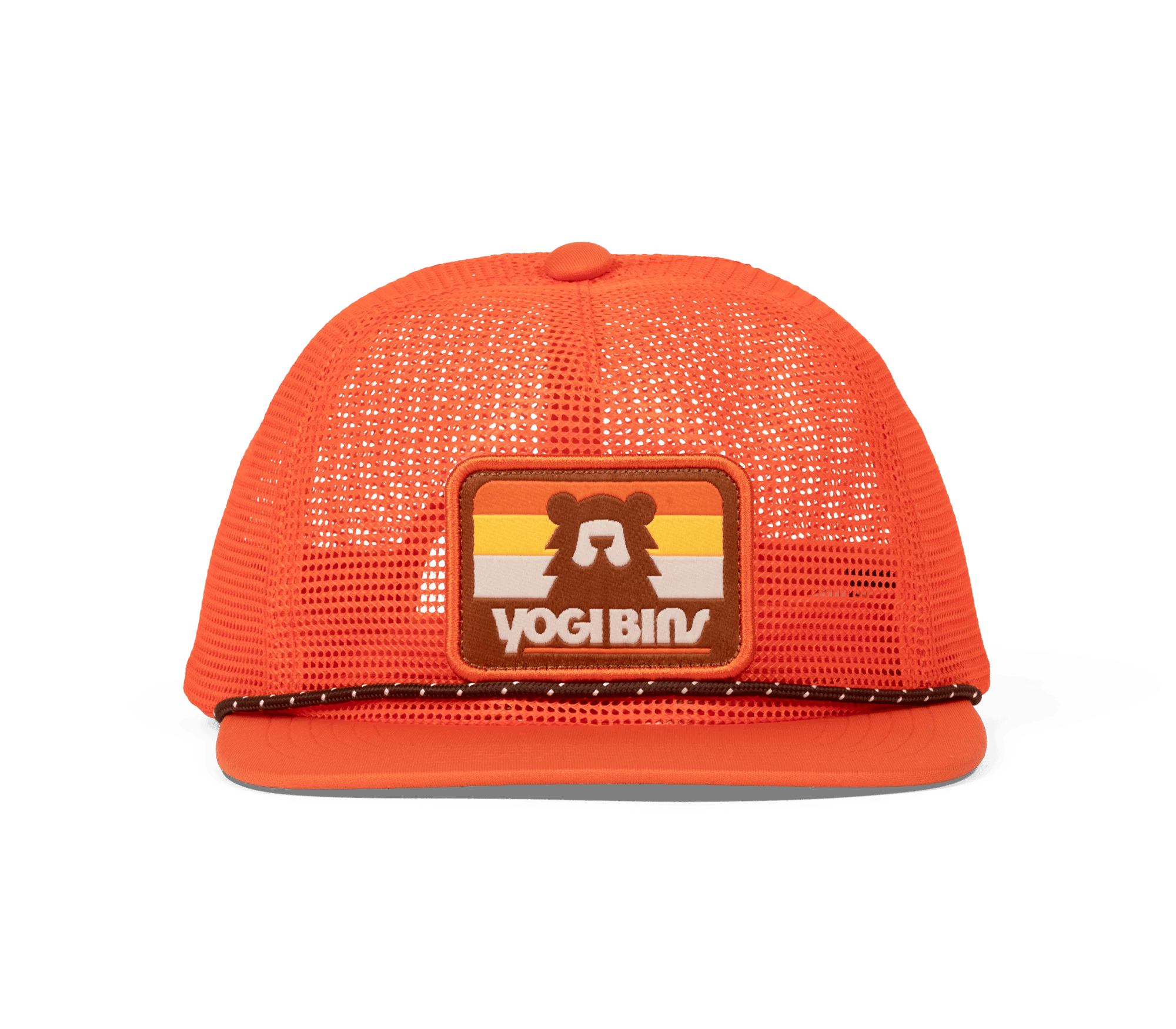 Sunburst Orange All Mesh Hat | Yogi Bins