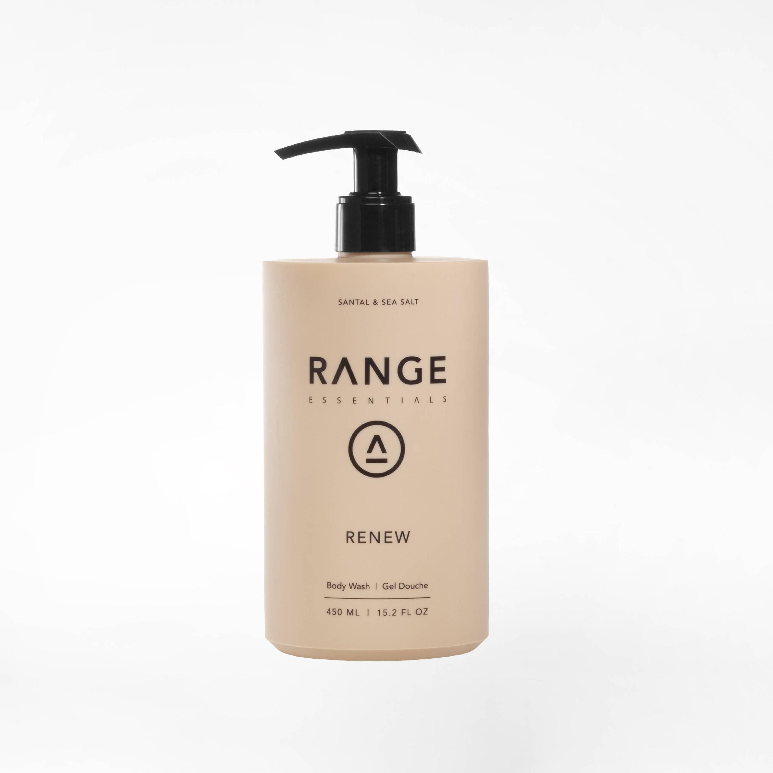 BODY WASH | RENEW: Santal & Sea Salt | Range Essentials