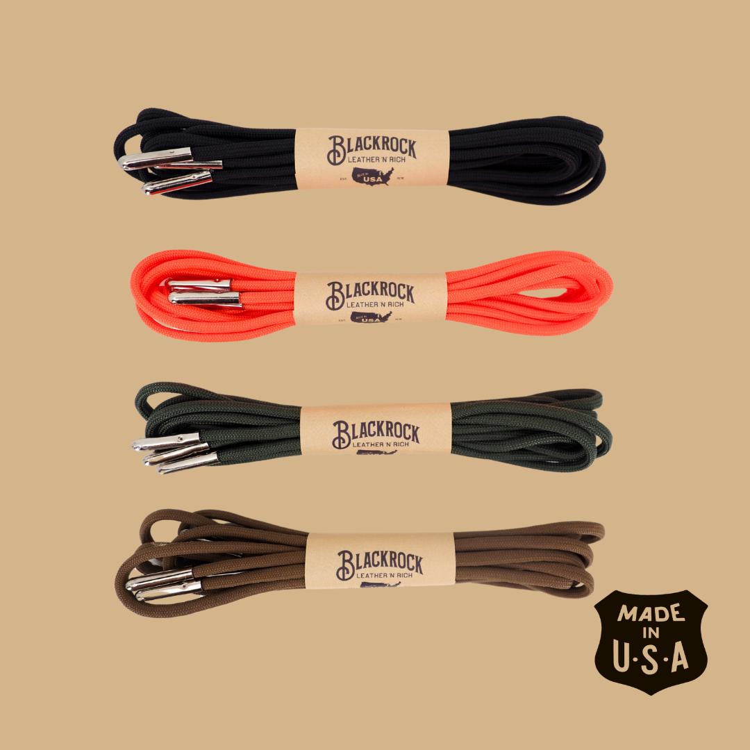 Paracord Boot Lace Bundle | 4 Pairs | Blackrock Leather