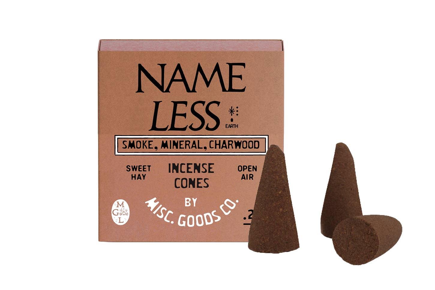 Incense Cones | Nameless Earth | Misc Goods Co.