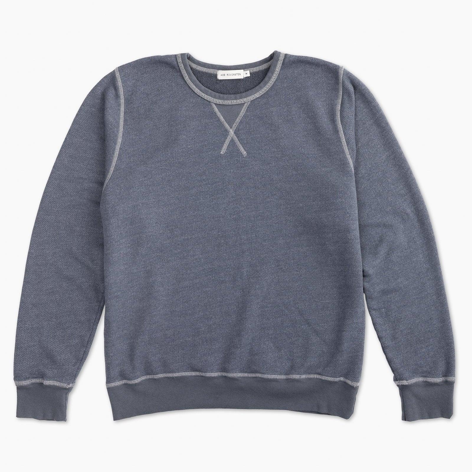 Vintage Crewneck Sweatshirt | Dolphin Heather | Ace Rivington
