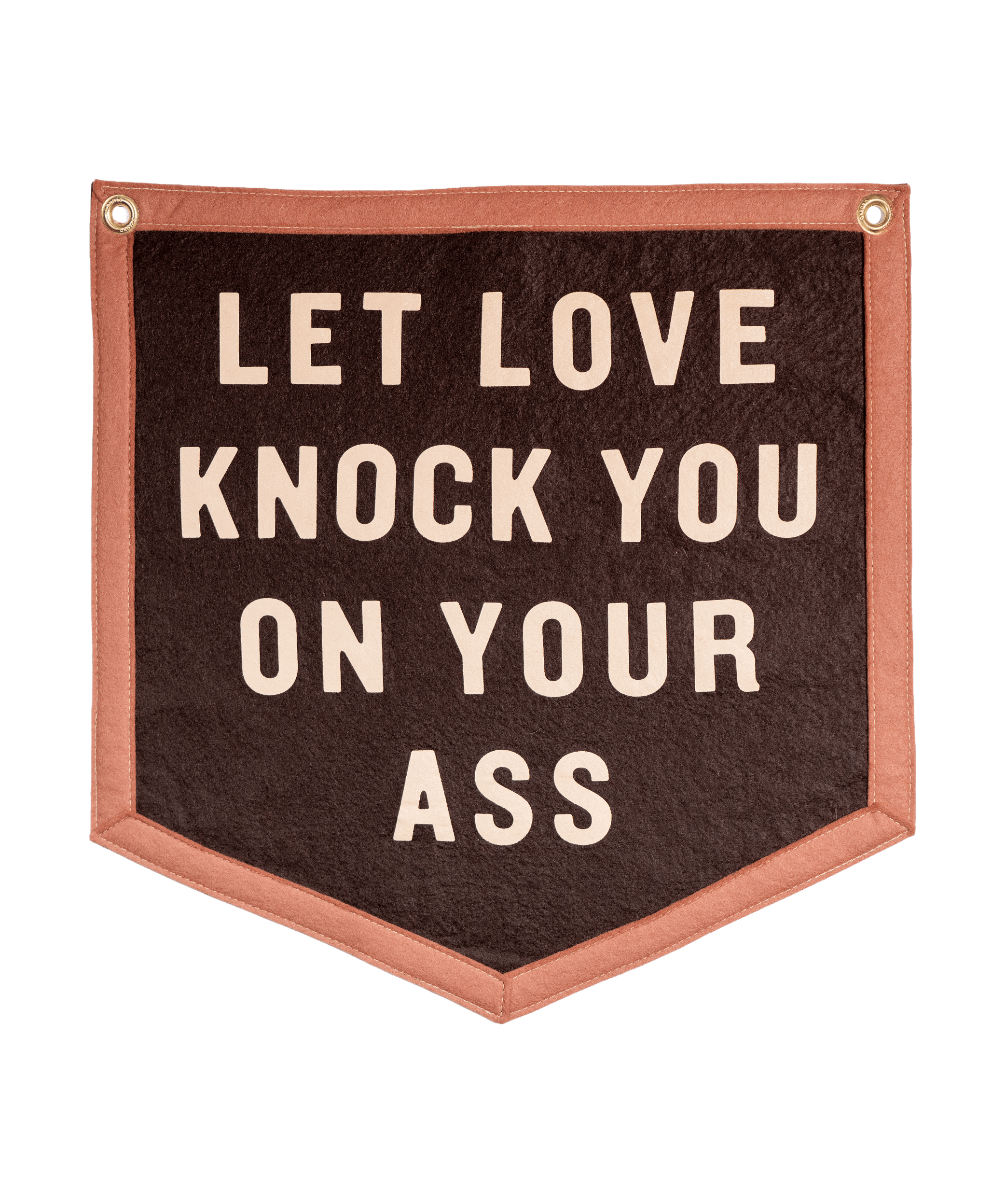 Let Love Knock You On Your Ass Camp Flag | Jason Isbell x Oxford Pennant