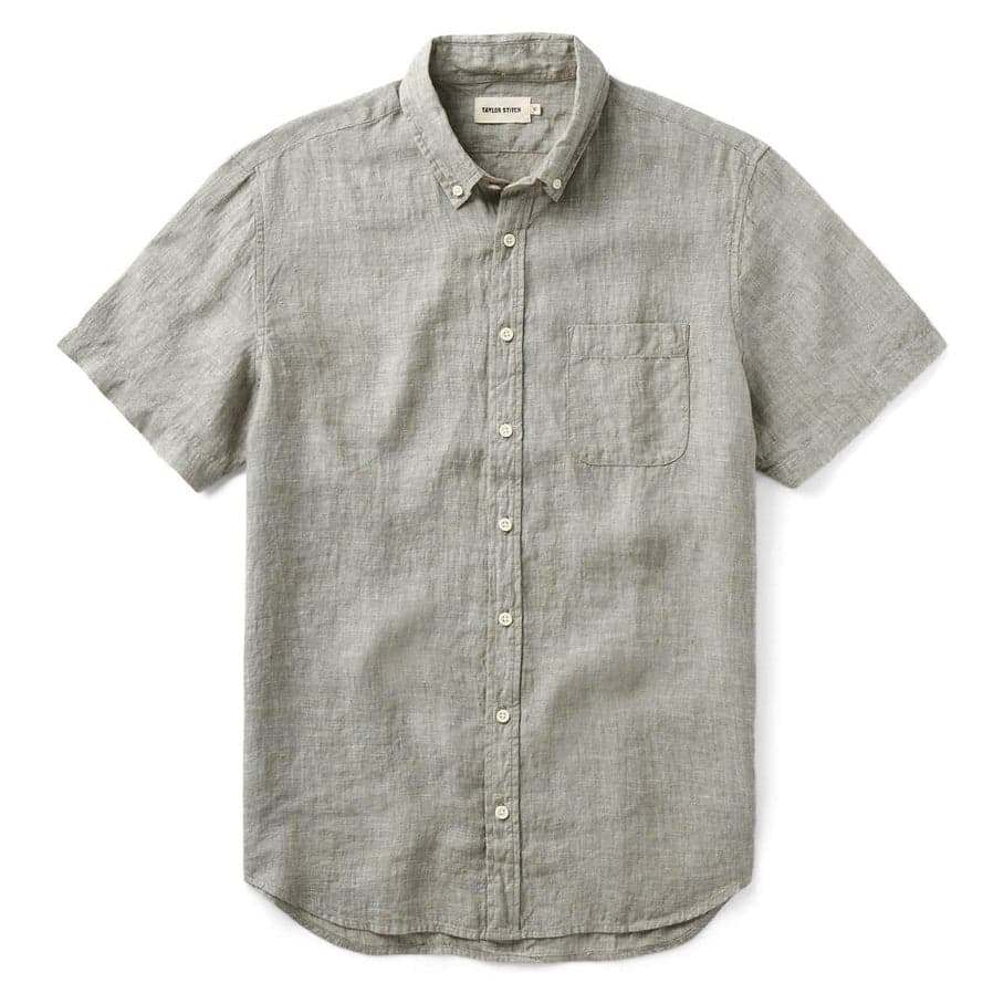 The Short Sleeve Jack | Sage Linen | Taylor Stitch