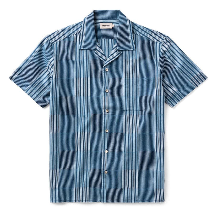 The Hawthorne Shirt | Indigo Patchwork | Taylor Stitch
