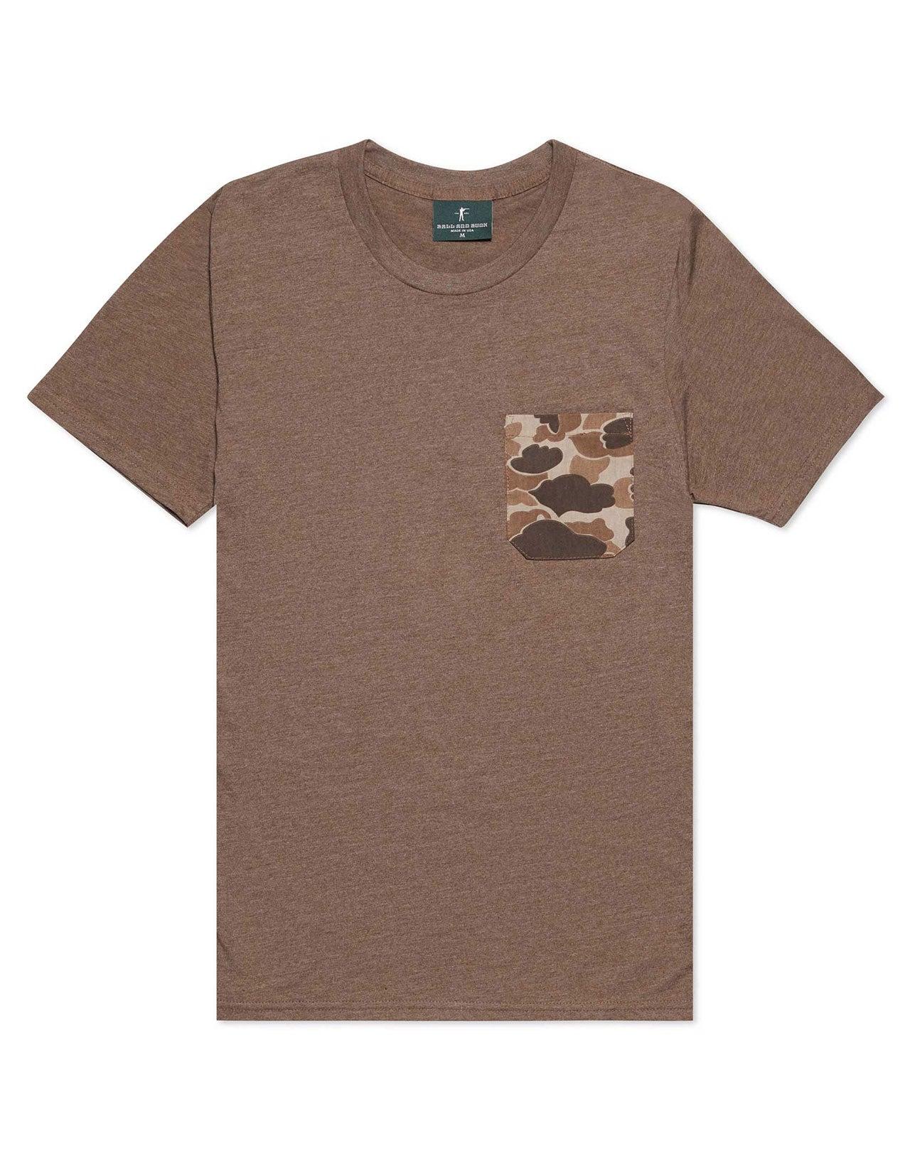 Original Camo Pocket Tee | Sepia | Ball and Buck