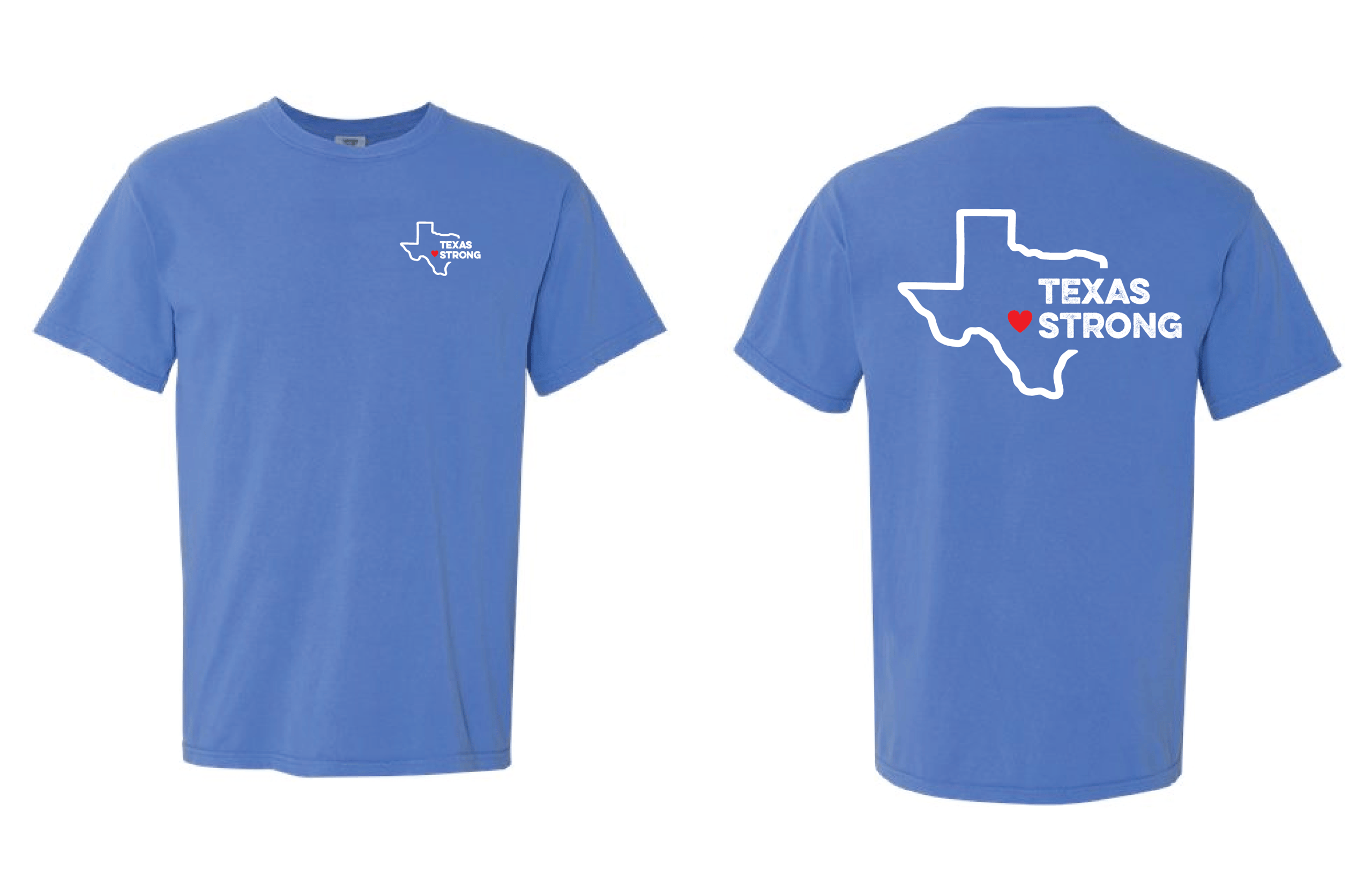 Texas Strong Tee | Sky Blue | Manready Mercantile
