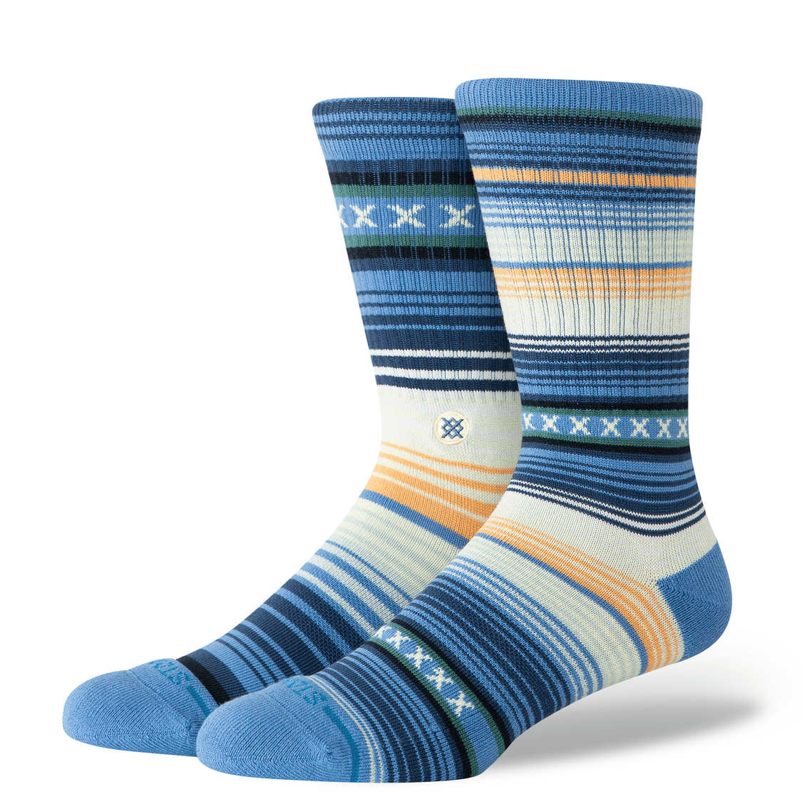 Curren St Crew Socks | Capri Blue | Stance