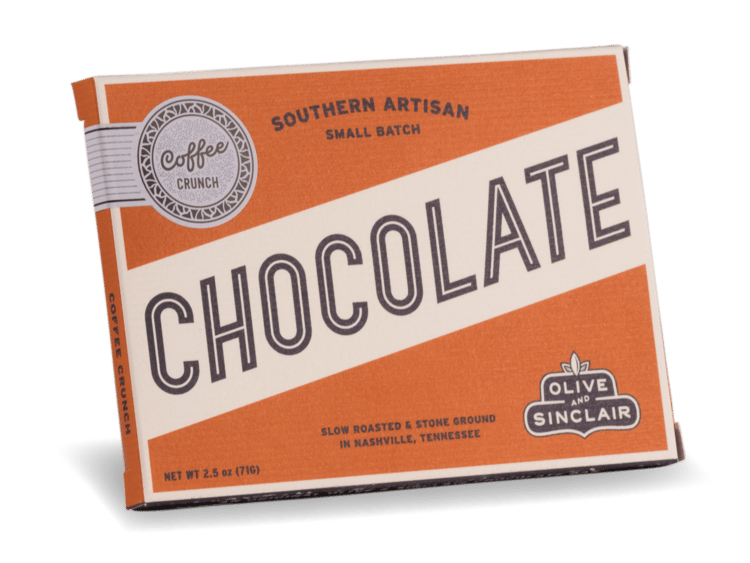 Coffee Crunch Chocolate Bar | Olive & Sinclair Chocolate