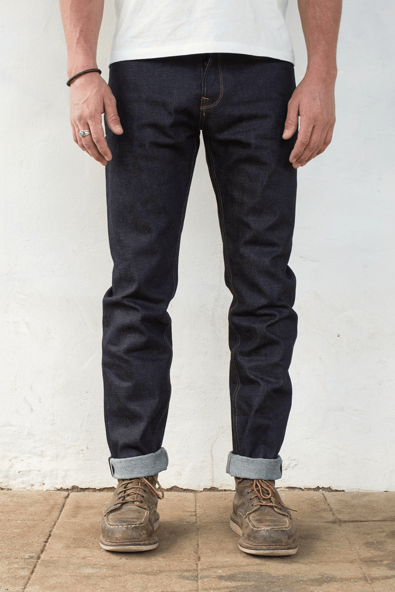 Portola Classic Taper | 14.5 oz Blue Denim | Freenote Cloth