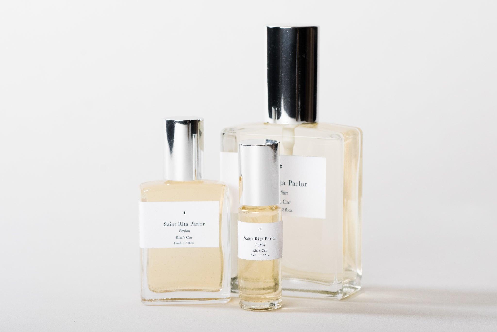 Saint Rita Parlor Rita's Car | Tobacco - Leather - Sandalwood | Saint Rita Parlor