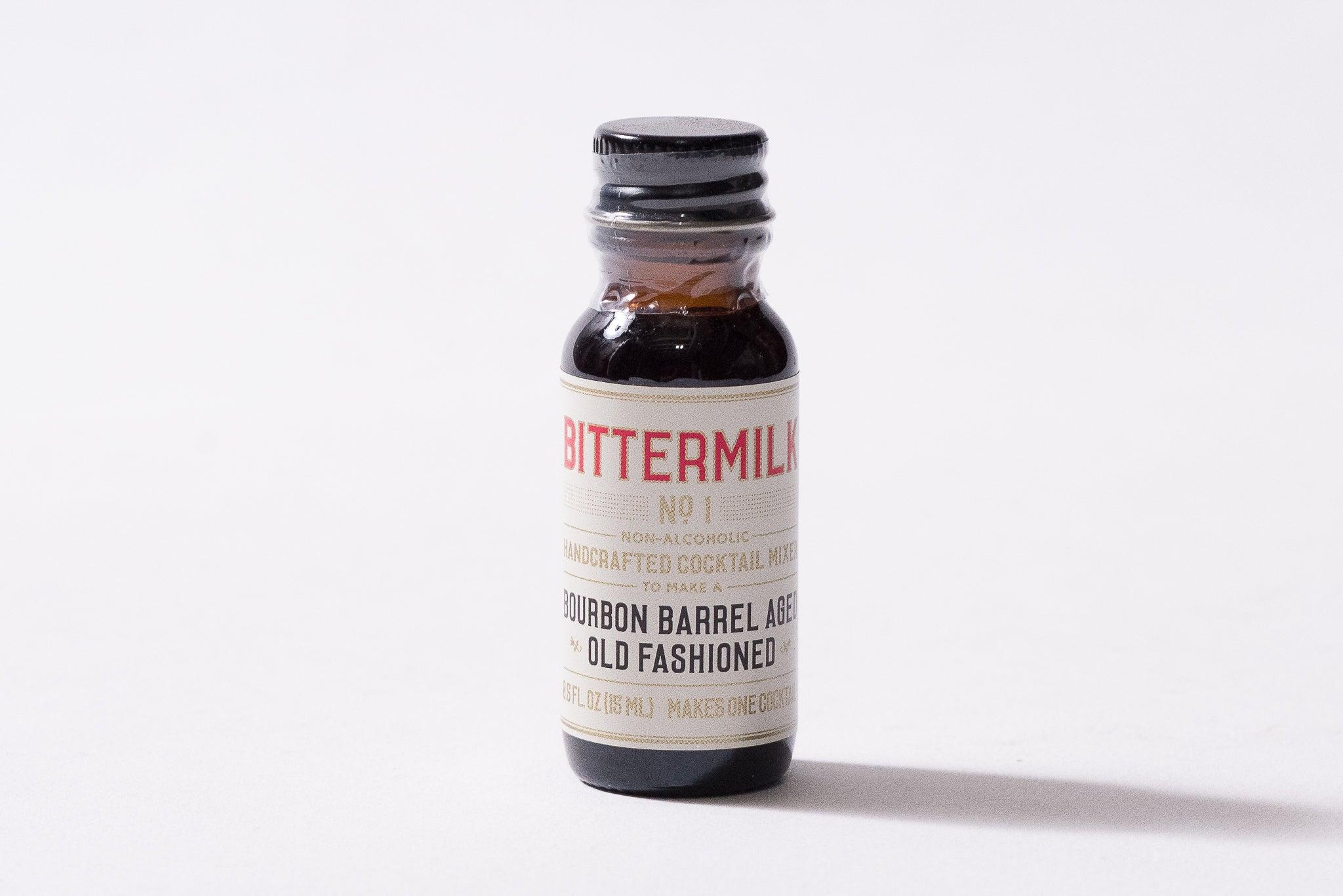 Bittermilk No.1 Single Serve | Bourbon Barrel Aged Old Fashioned | Bittermilk Crafted Cocktail Mix