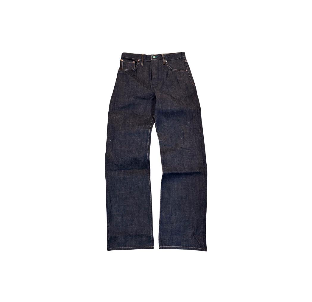 Buckle Back 15.5 oz Indigo/Kakishibu Denim, El Ranchero Jeans. Same denim and fit as the one we made last year.