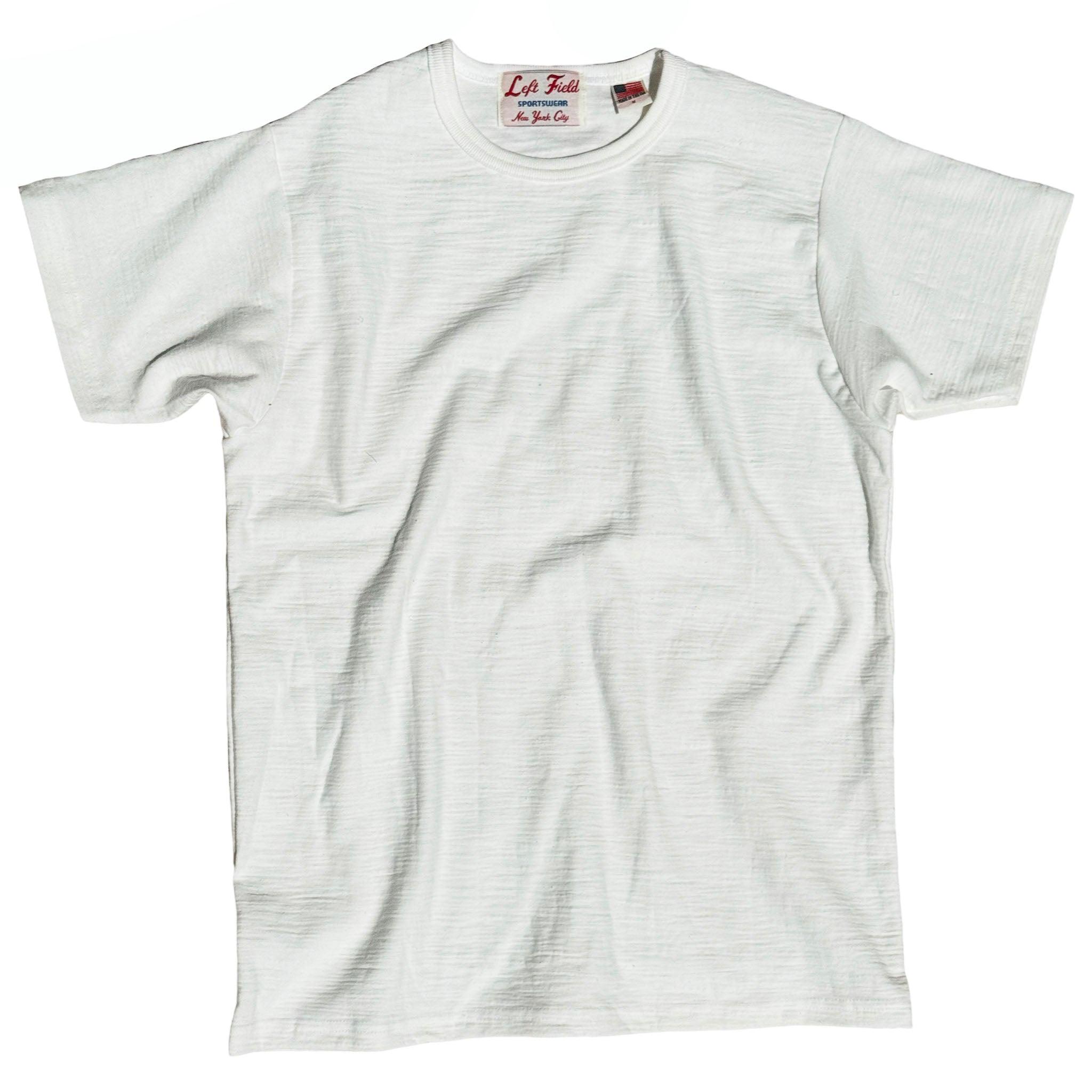 White super slub heavyweight Wakayama knit Tee