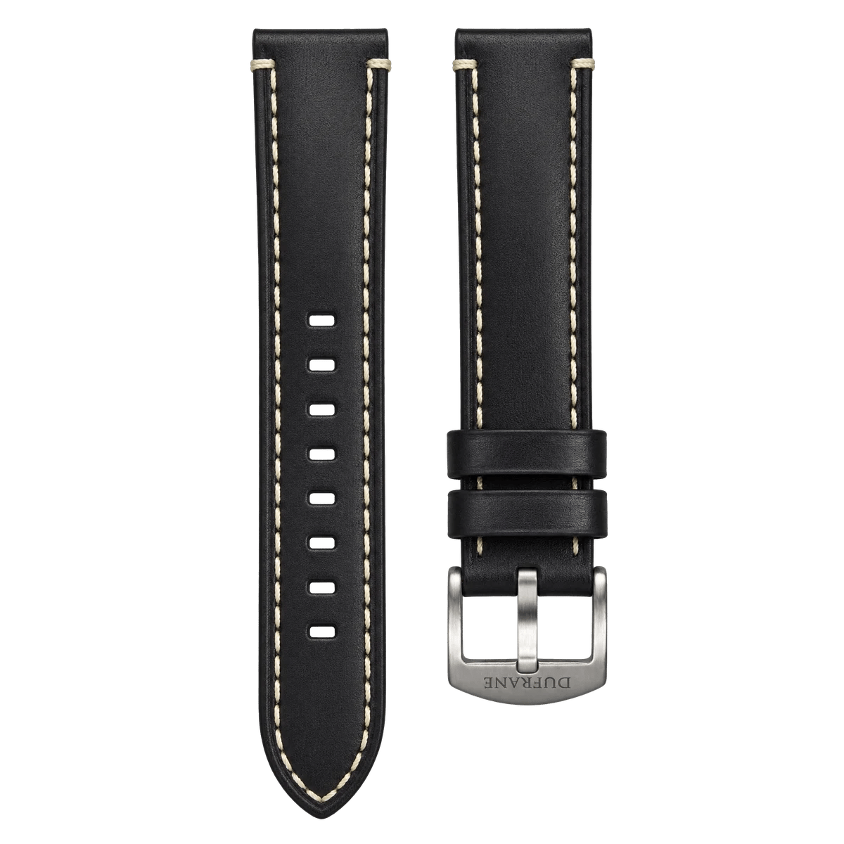 20mm/22mm Leather Strap w/Contrast Stitching