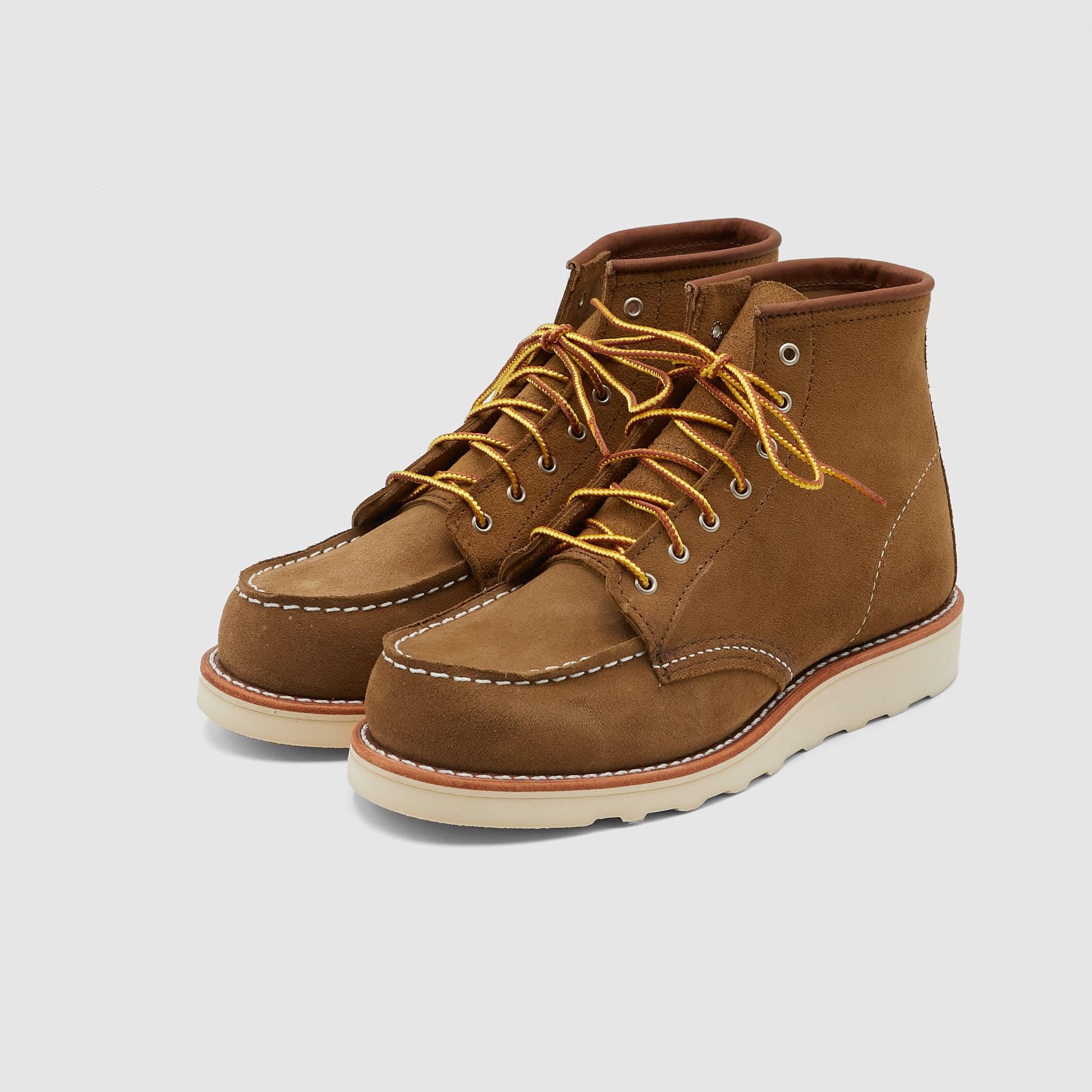 Shoes Ladies Classic Moc-Toe Suede, 3377