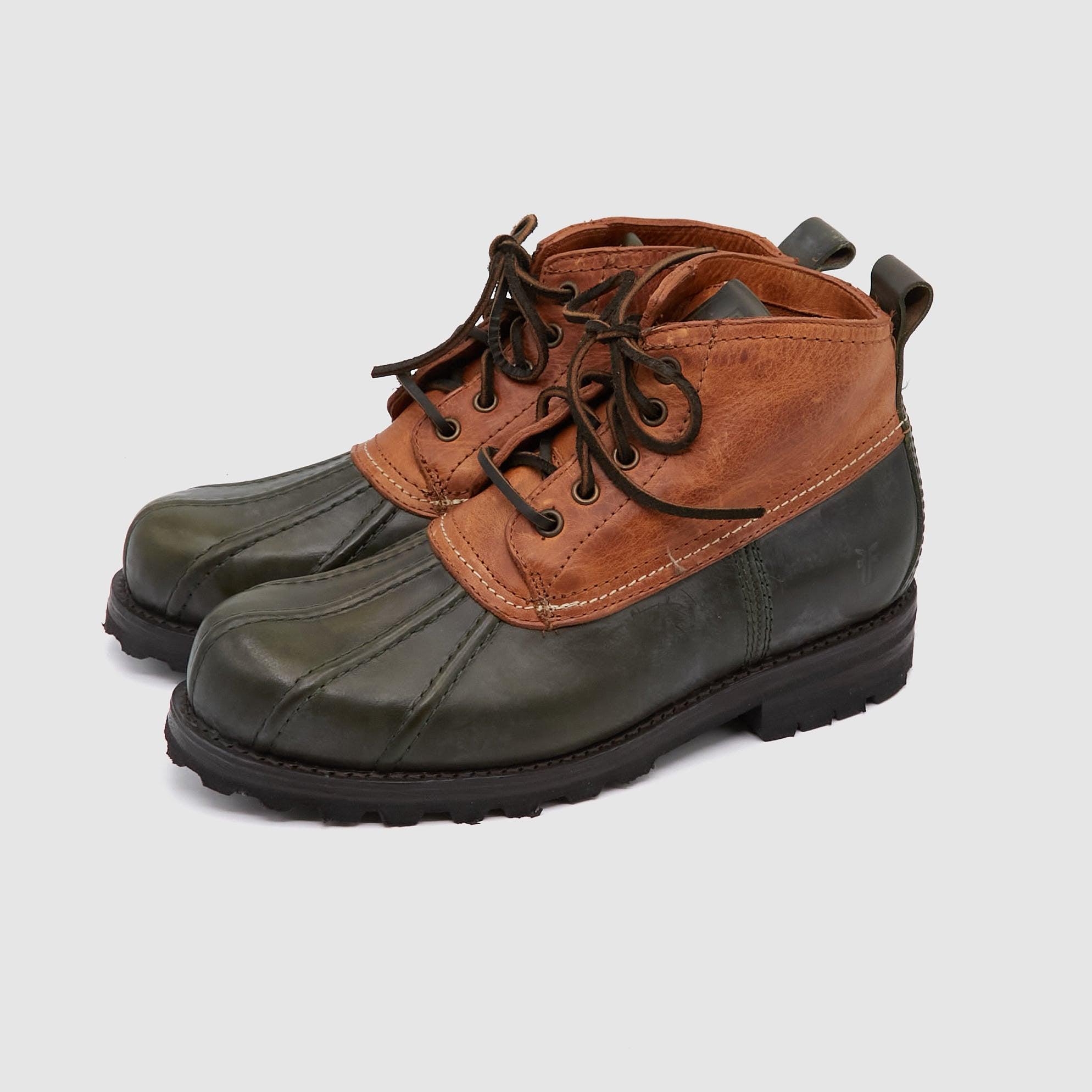 Warren Low Duck Forest Leather Boots