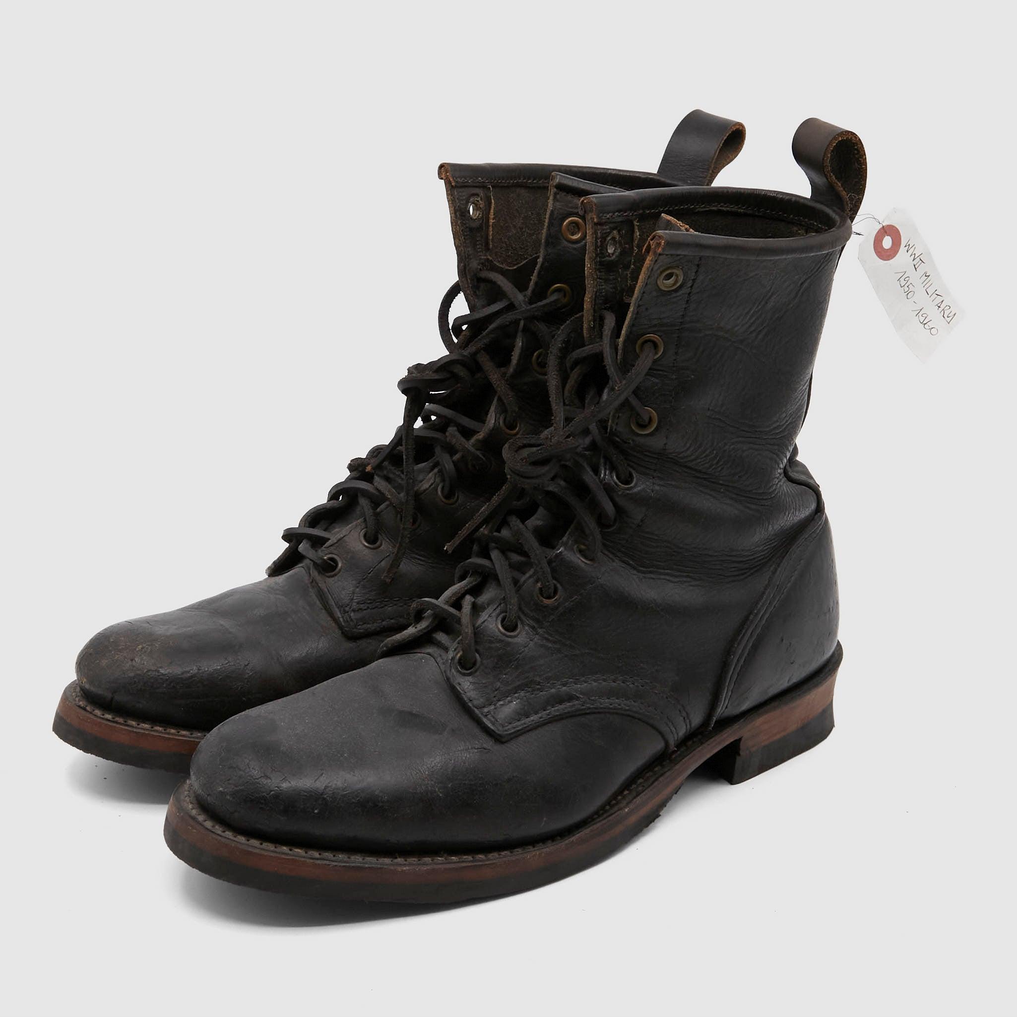 Irregular Vintage Military Boots