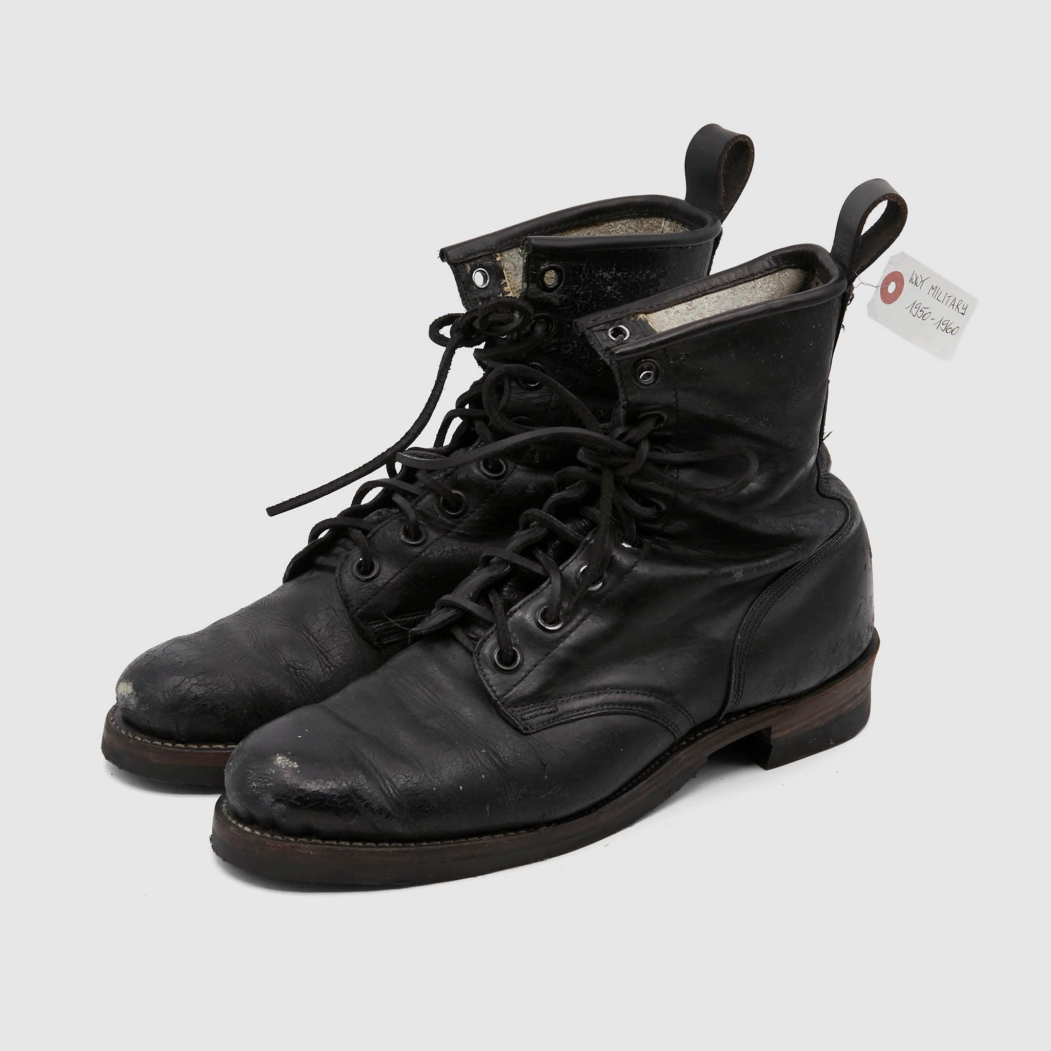 Irregular Vintage Military Boots