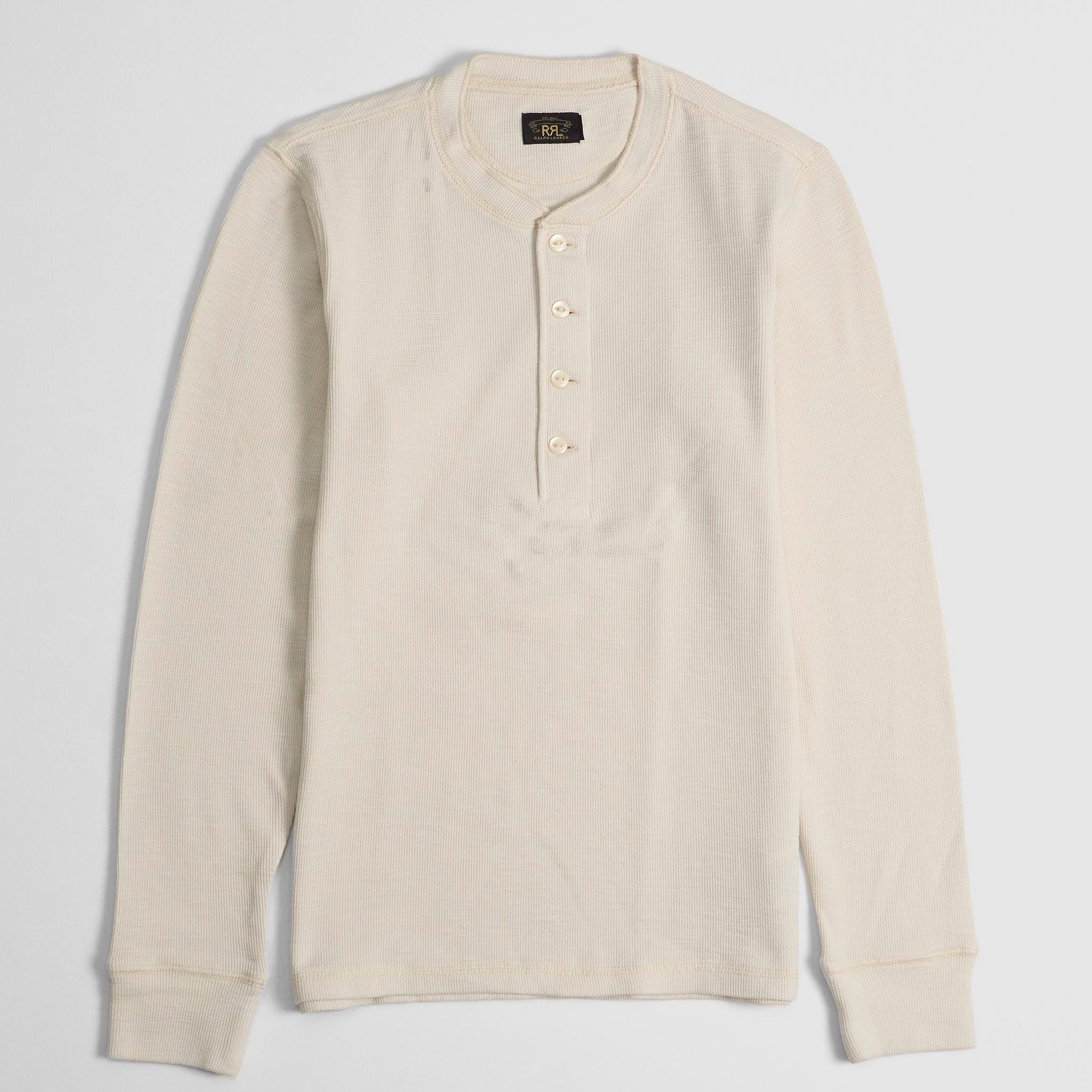 Ladies Long Sleeve Henley Shirt